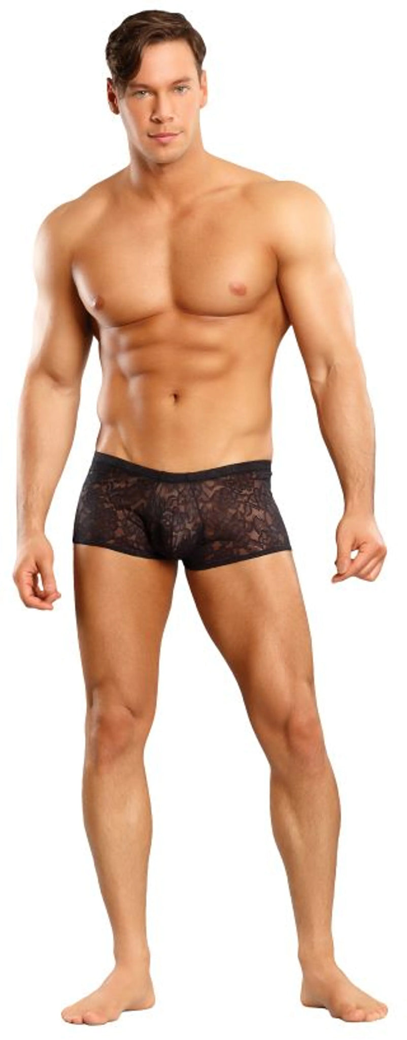 MINI SHORT STRETCH LACE BLACK