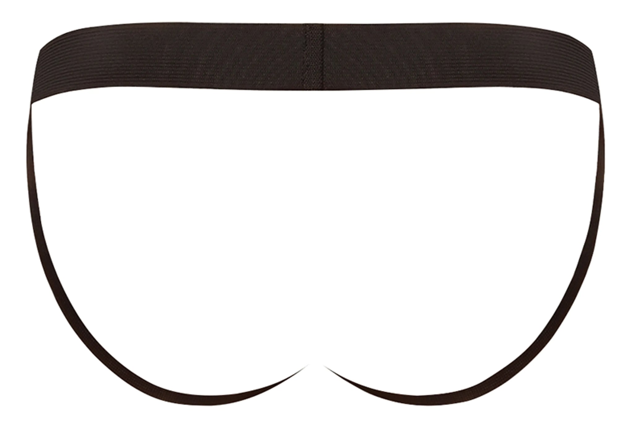 JOCK SATIN LYCRA BLACK SMALL/ MEDIUM