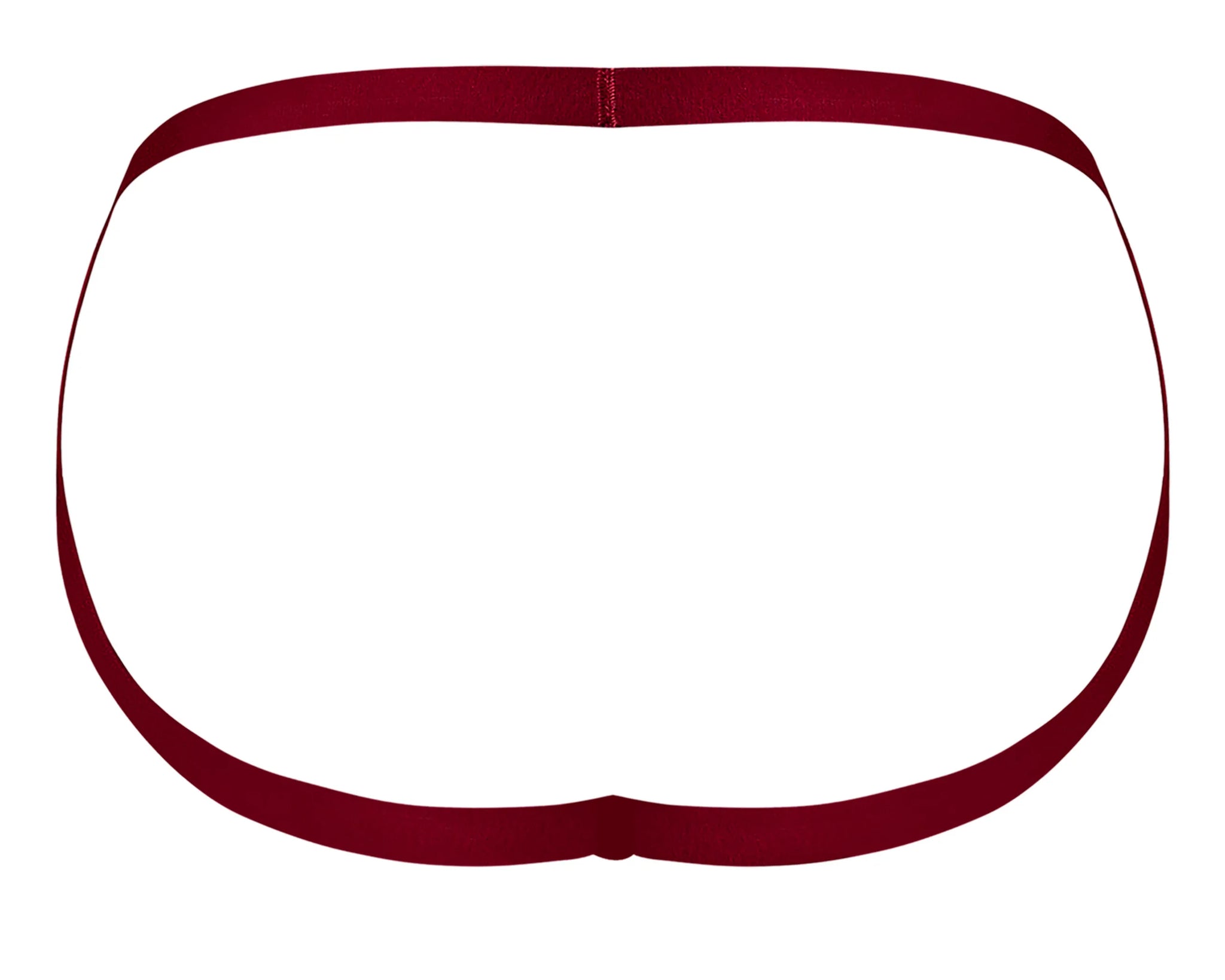 LUCIFER STRAPPY JOCK BURGUNDY S/M
