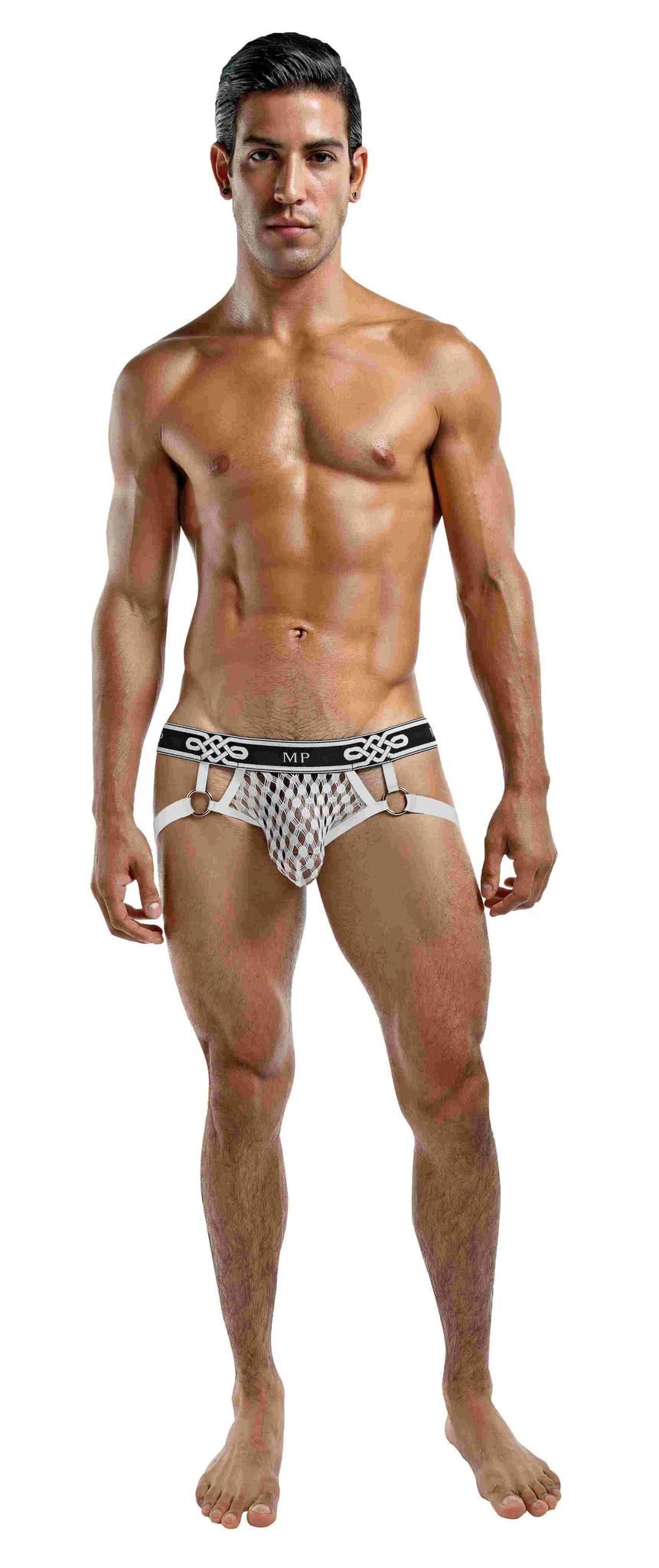 PEEP SHOW JOCK RING WHITE