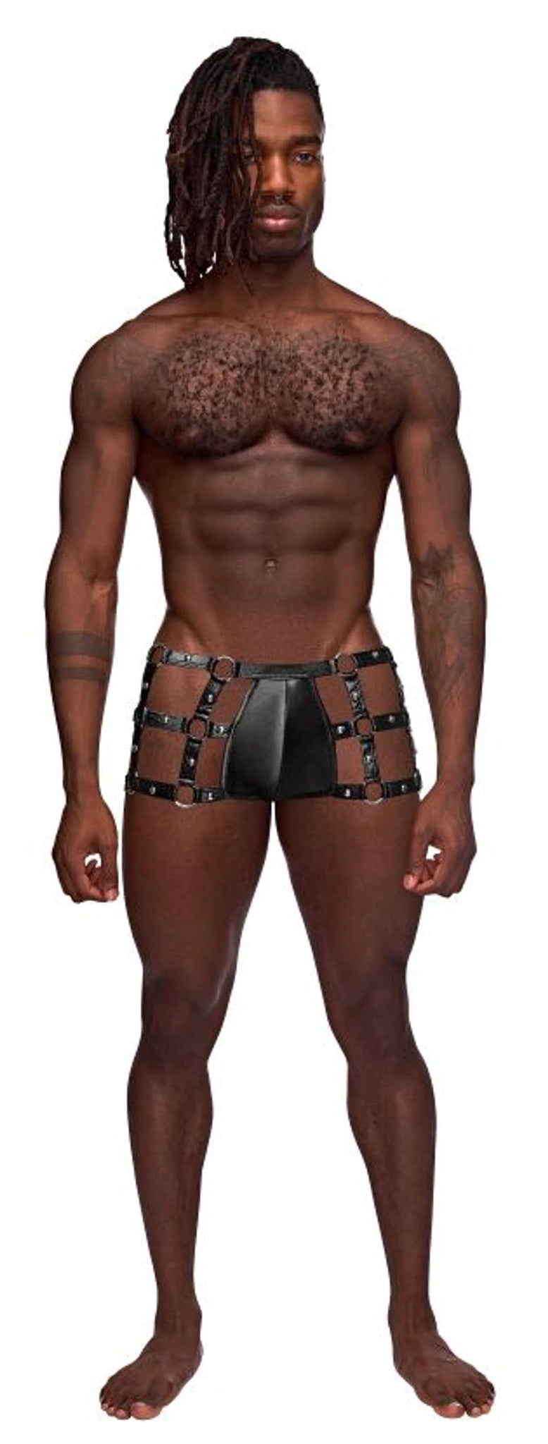 VULCAN STUDDED HARNESS BLACK L/XL