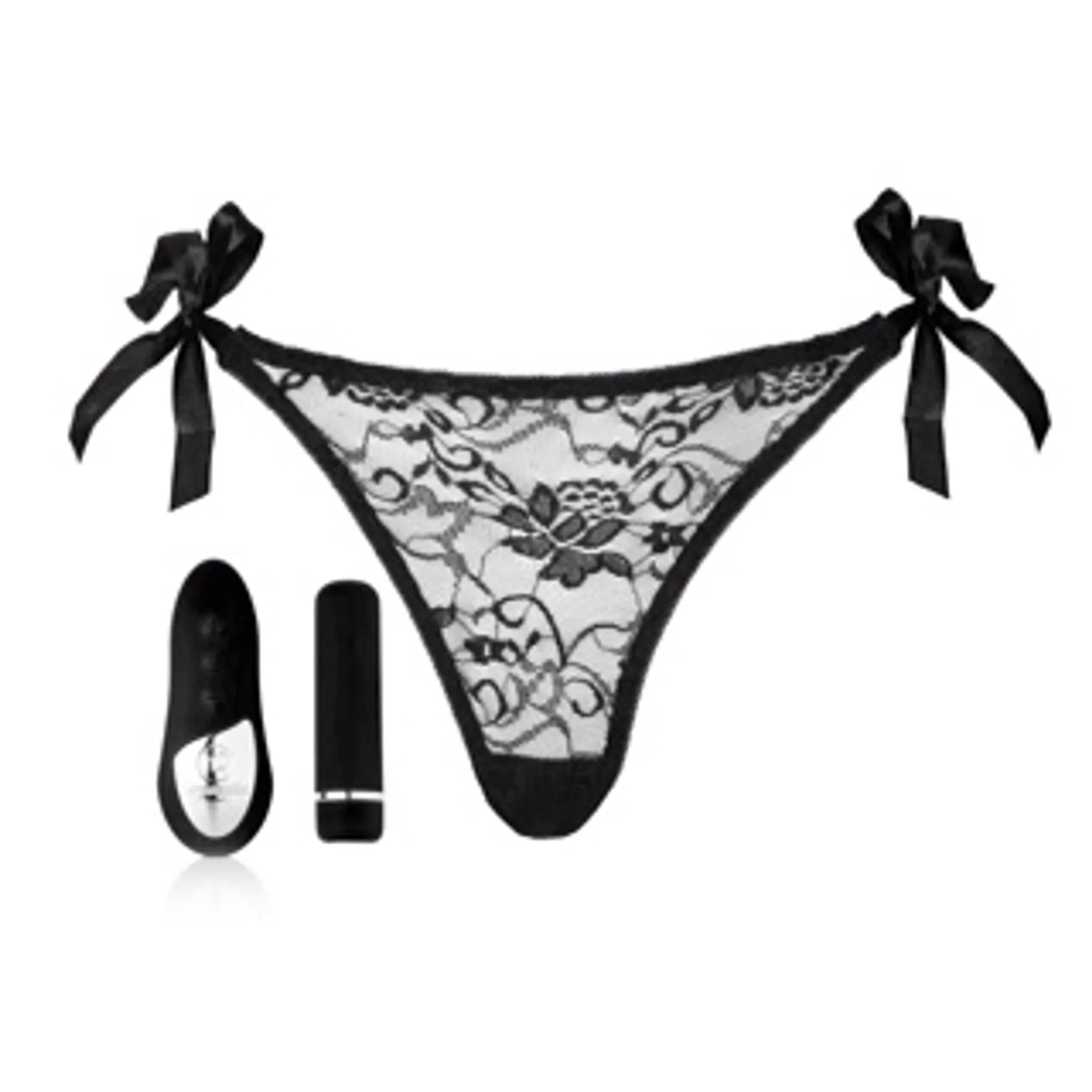 SENSUELLE PLEASURE PANTY BLACK REMOTE CONTROL
