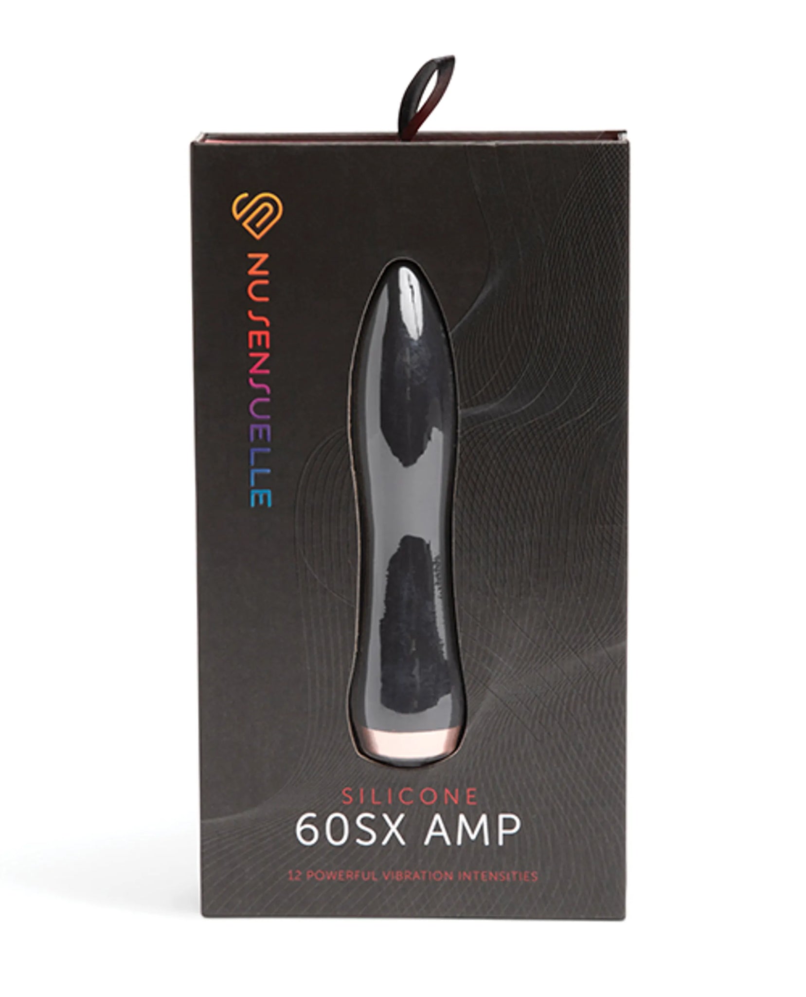 Sensuelle 60SX Amp Silicone Bullet Vibrator - Deep Black