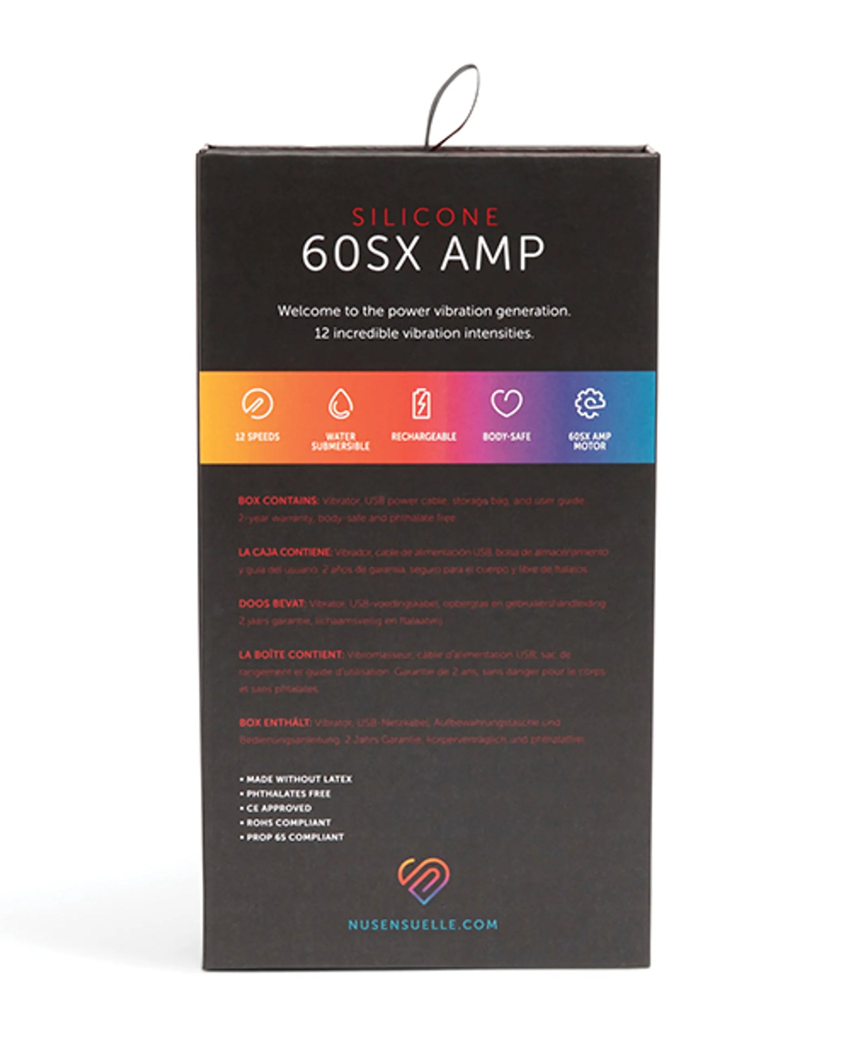 Sensuelle 60SX Amp Silicone Bullet Vibrator - Coral