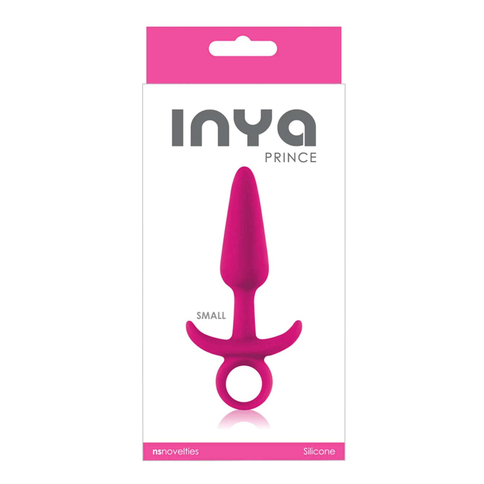 Small Silicone Butt Plug in Pink