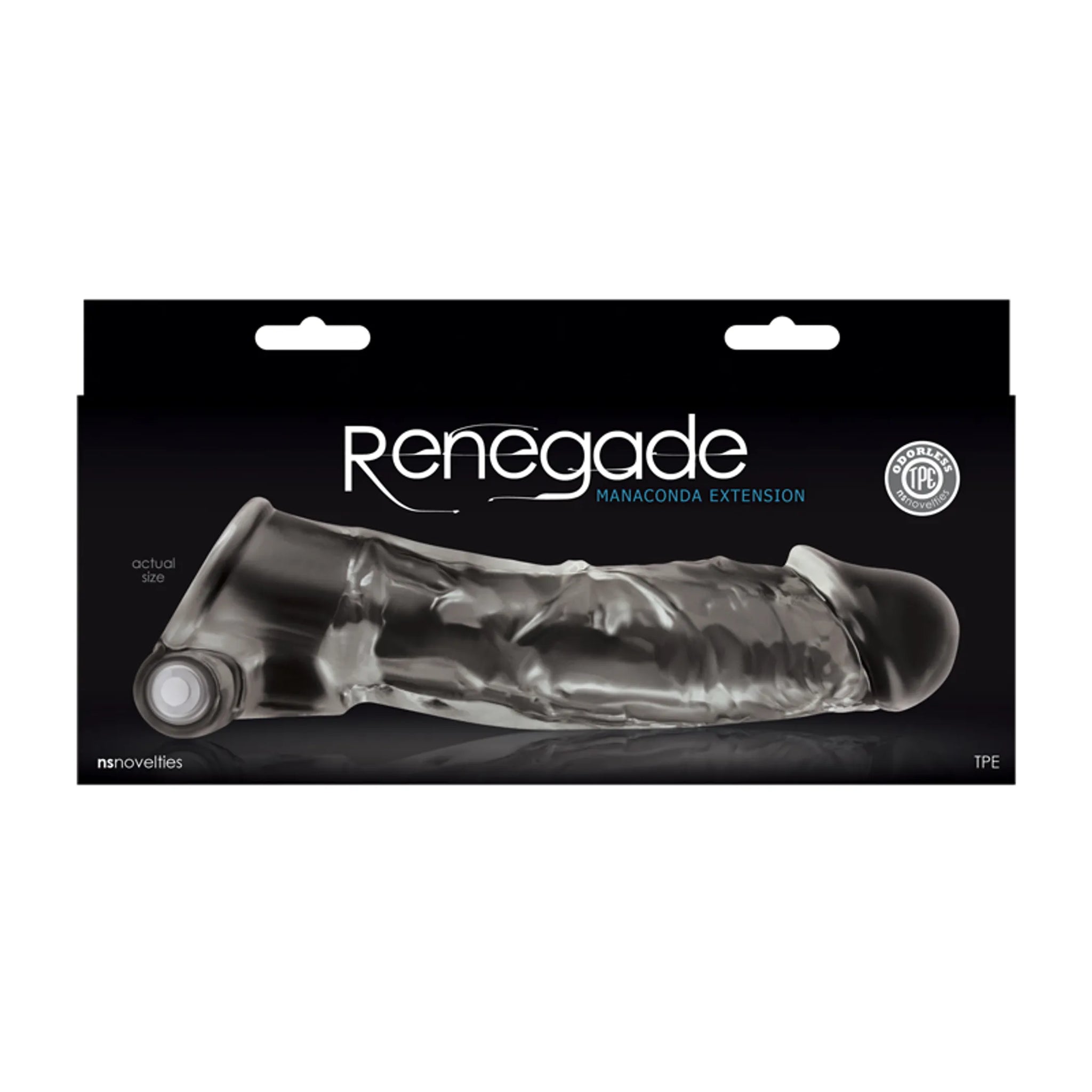 RENEGADE MANACONDA CLEAR PENIS EXTENSION