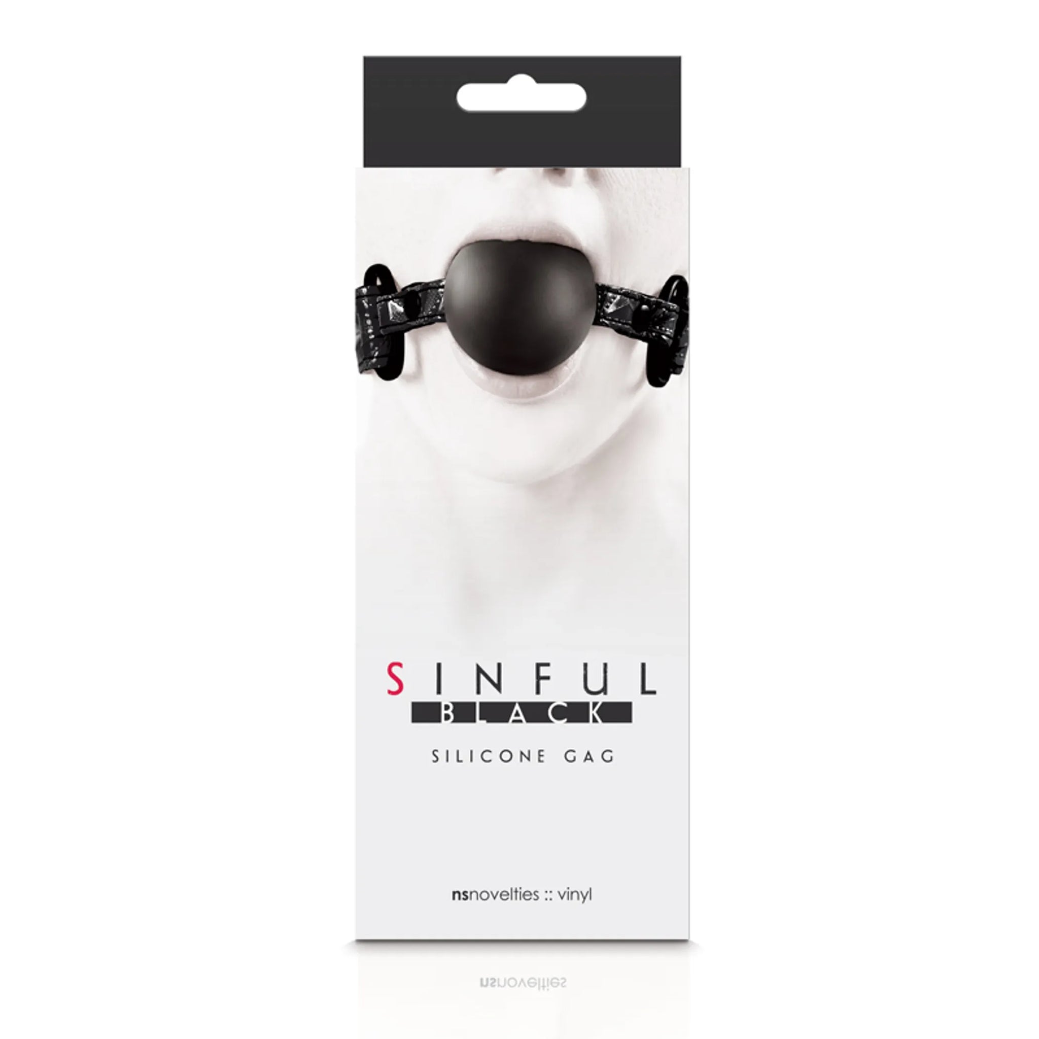 SINFUL SOFT SILICONE GAG BLACK
