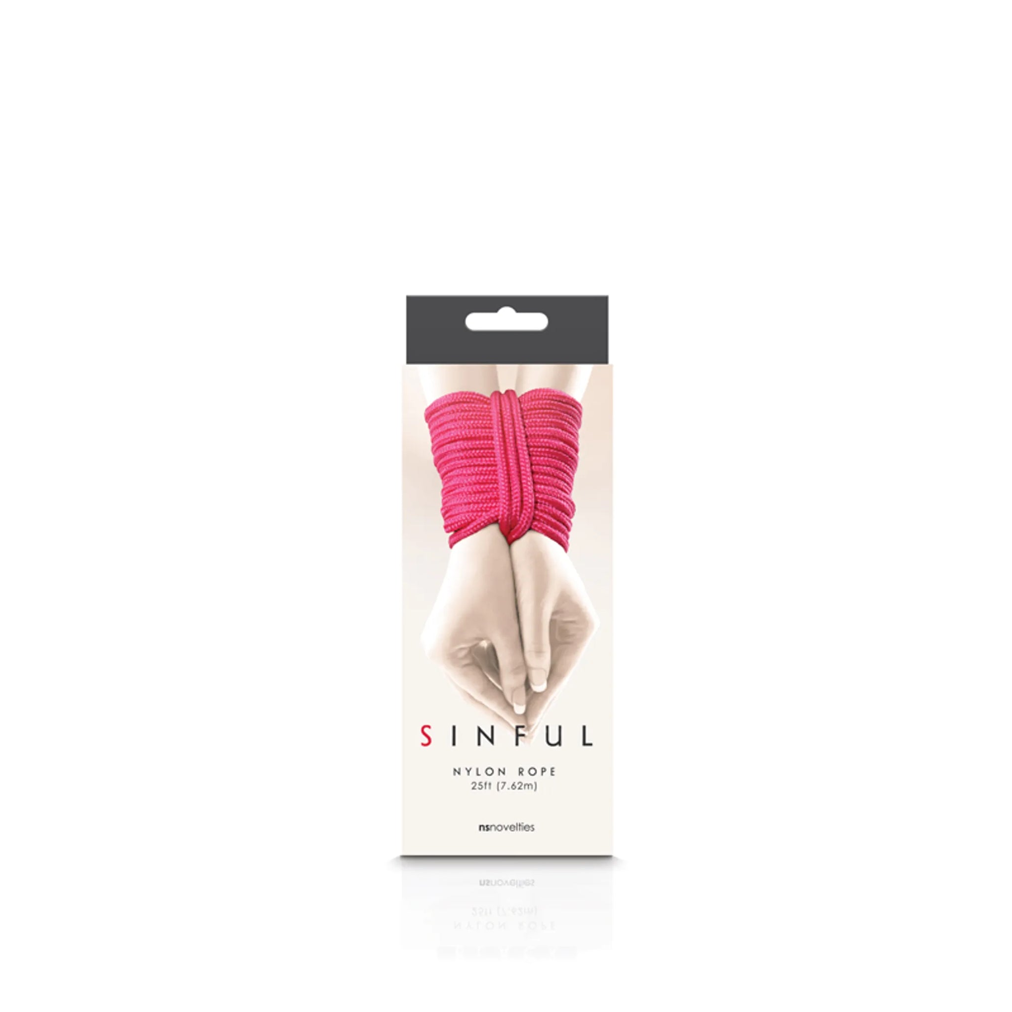 SINFUL NYLON ROPE 25FT PINK