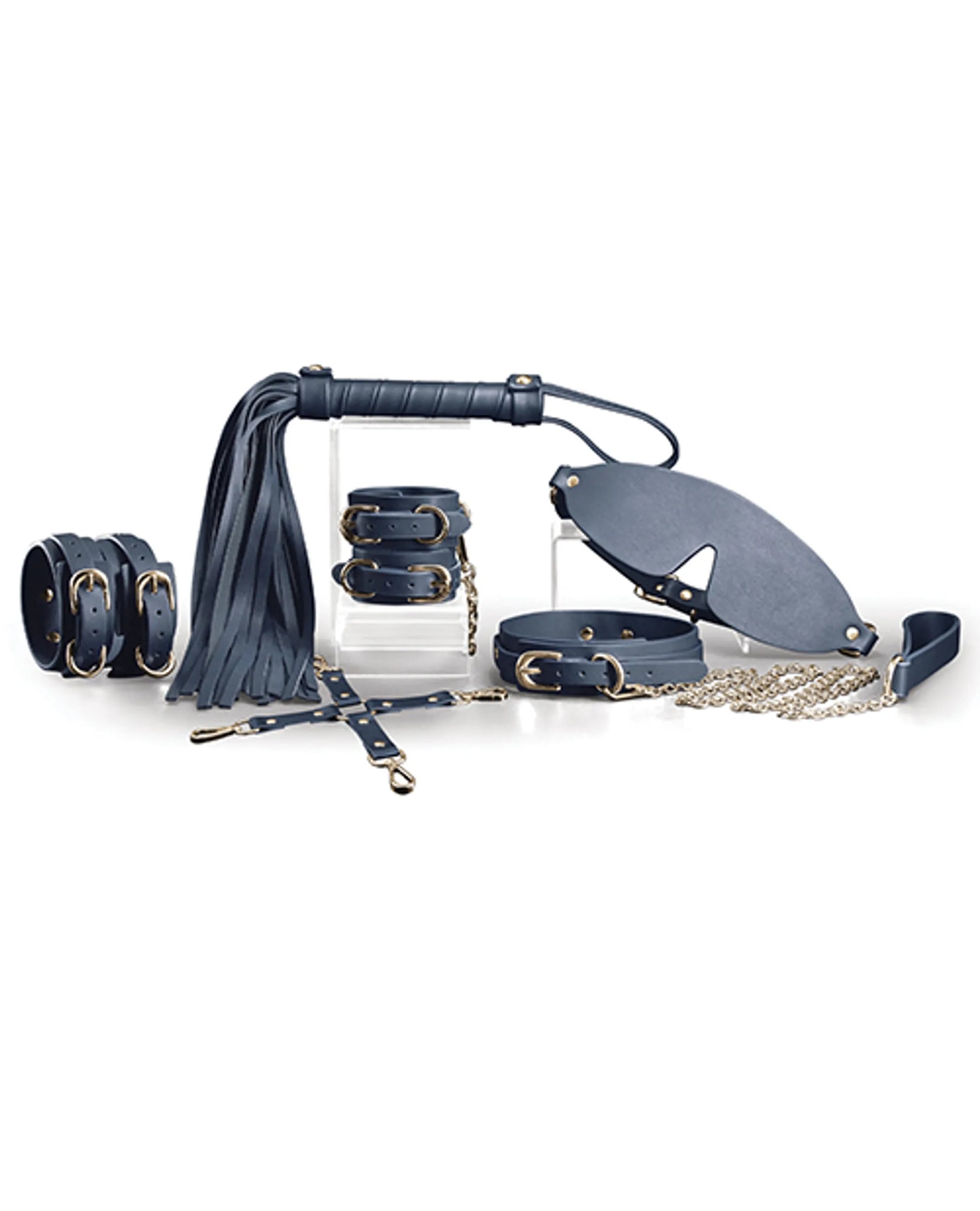 BONDAGE COUTURE 6 PC KIT BLUE