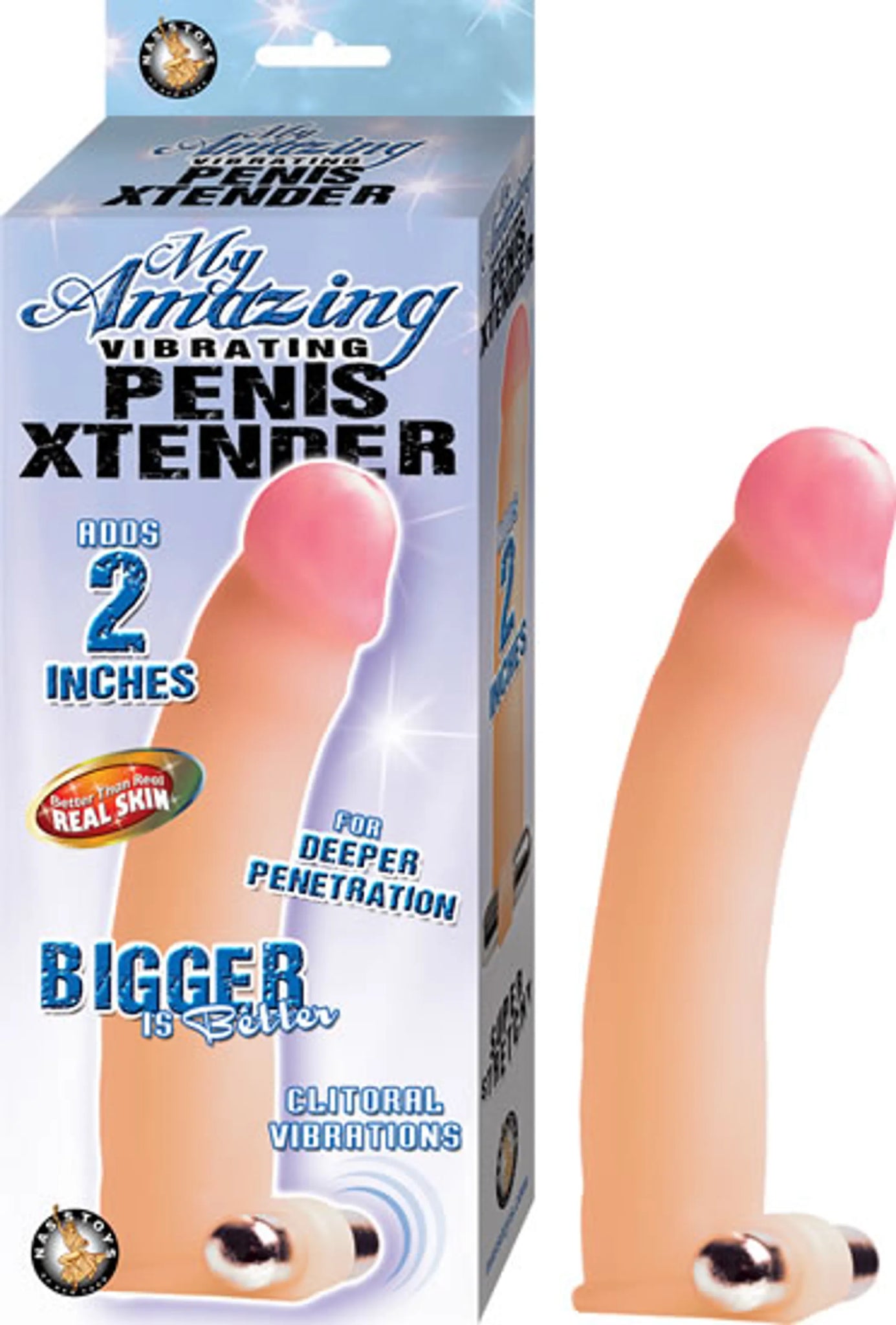 MY AMAZING VIBRATING PENIS XTENDER FLESH