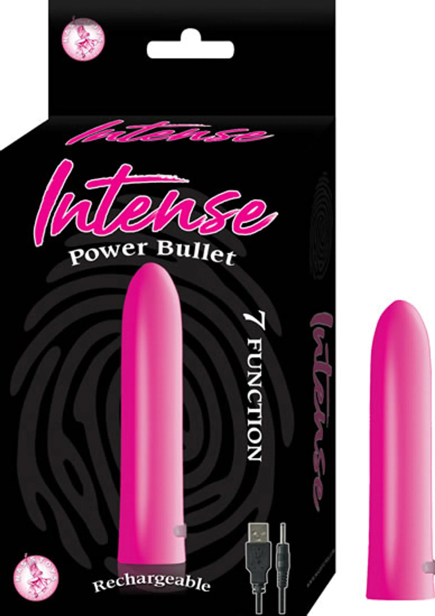 Intense Power Bullet Vibrator - Pink, 3.5 Inches