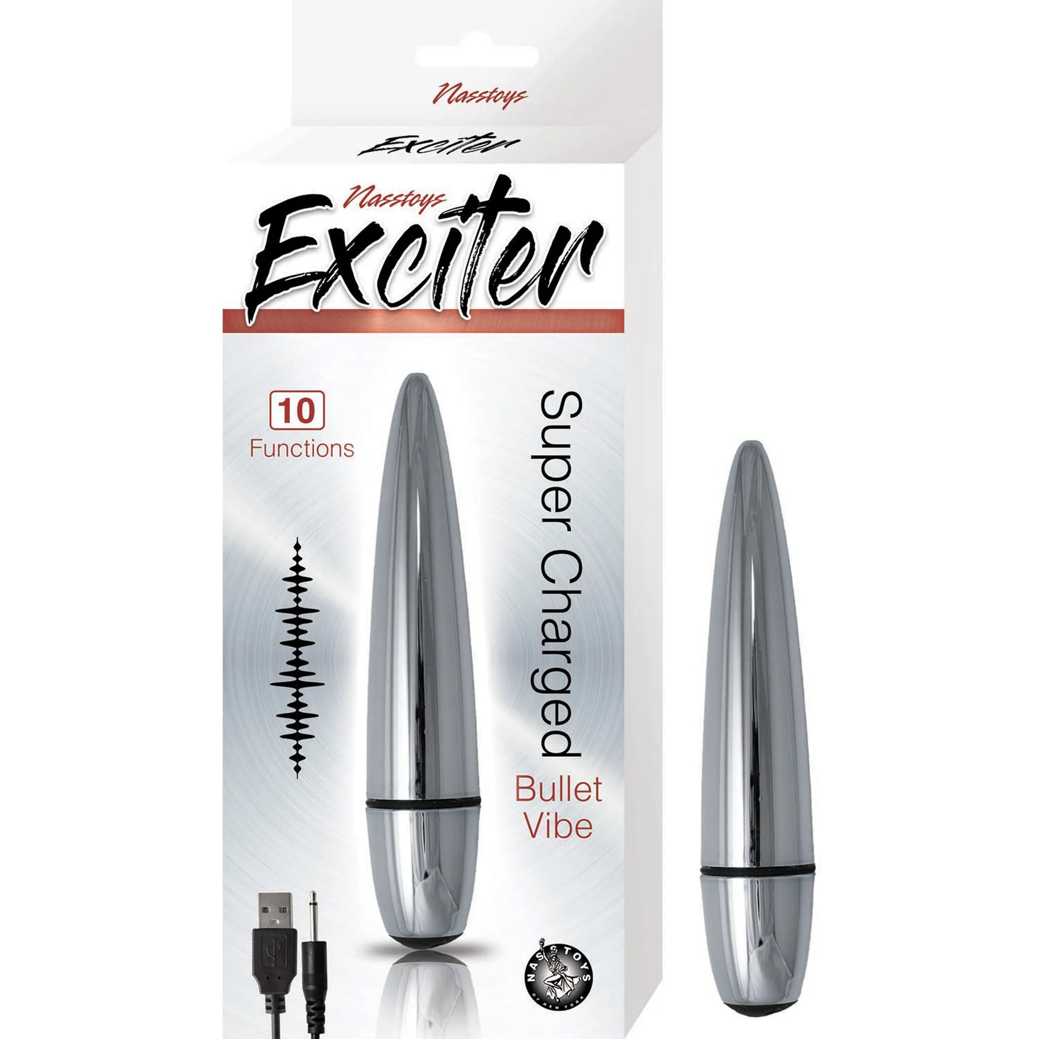 Exciter Bullet Vibe Silver (by Nasstoys of New York)