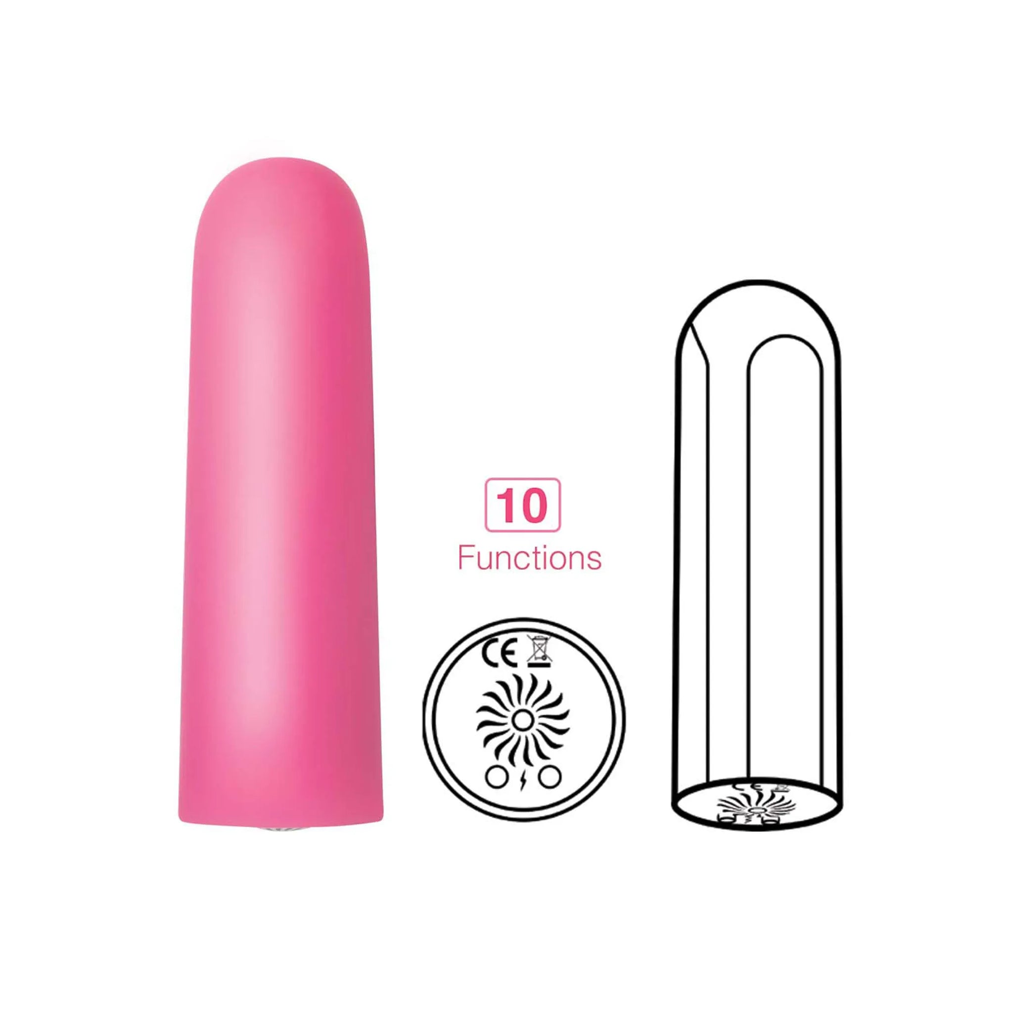 Exciter Mini Vibe Pink - Pocket-Size Bullet