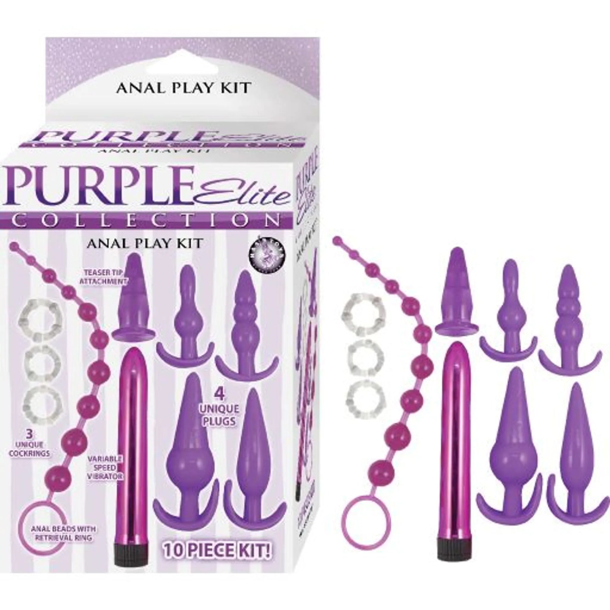 PURPLE ELITE COLLECTION ANAL PLAY KIT PURPLE