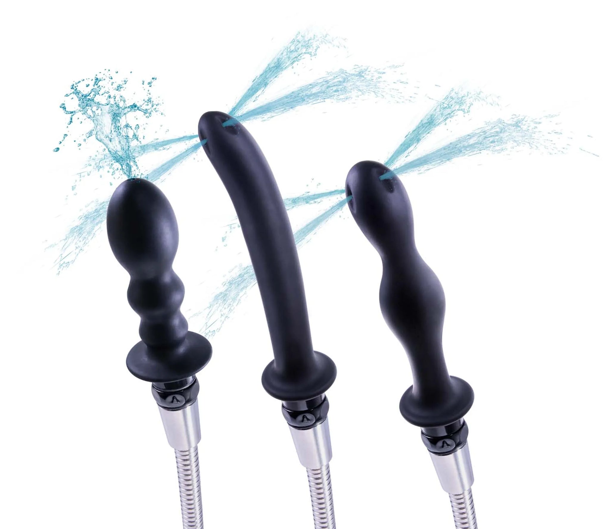 H2O Hydro Douche Kit with 3 Silicone Nozzles