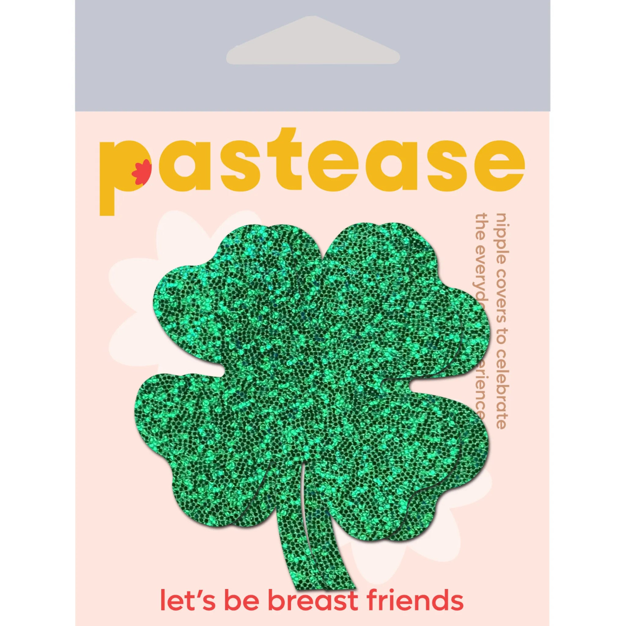 Holographic Green Clover Full Coverage Pasties