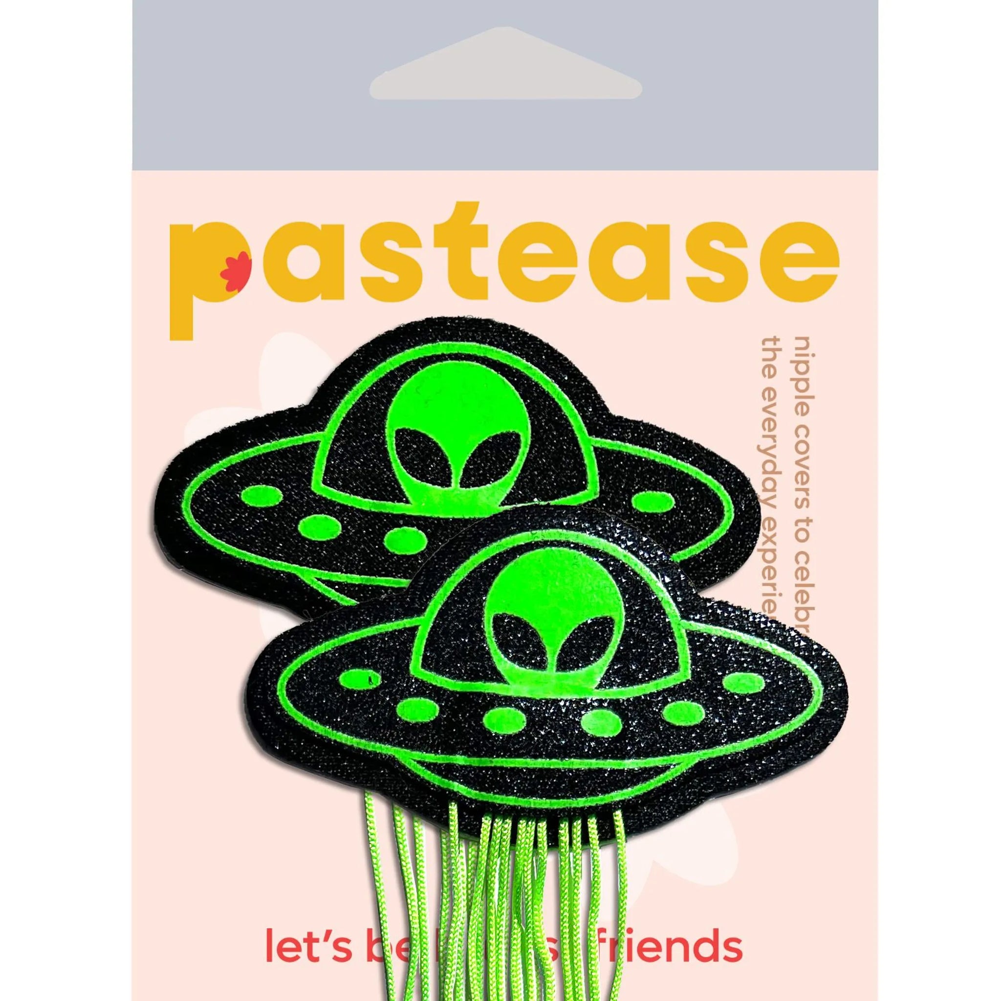 PASTEASE UFO ALIEN TASSELS GLOW IN THE DARK