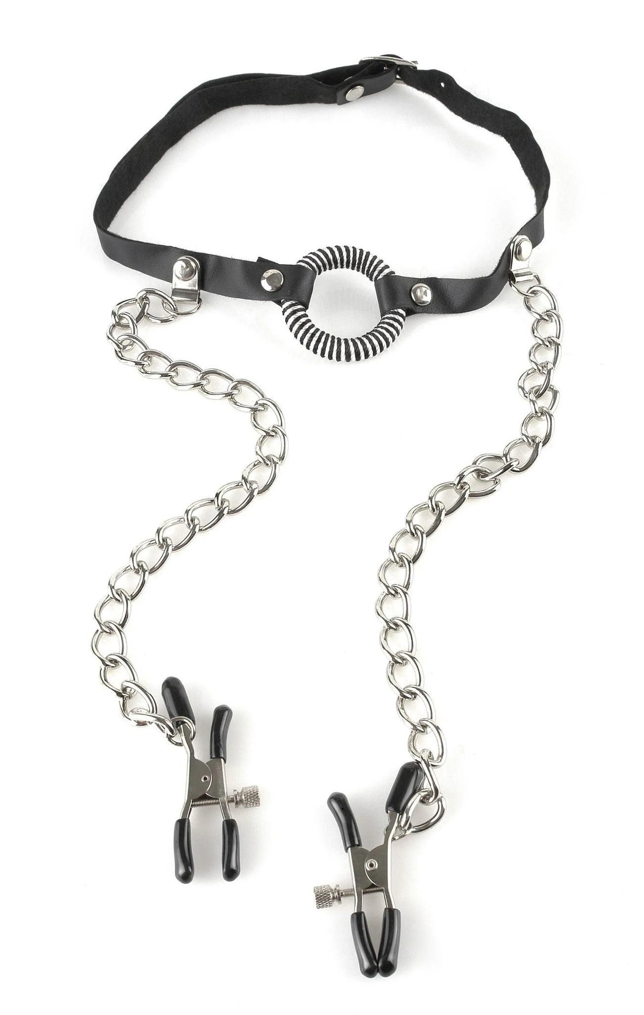 FETISH FANTASY O-RING GAG NIPPLE CLAMPS