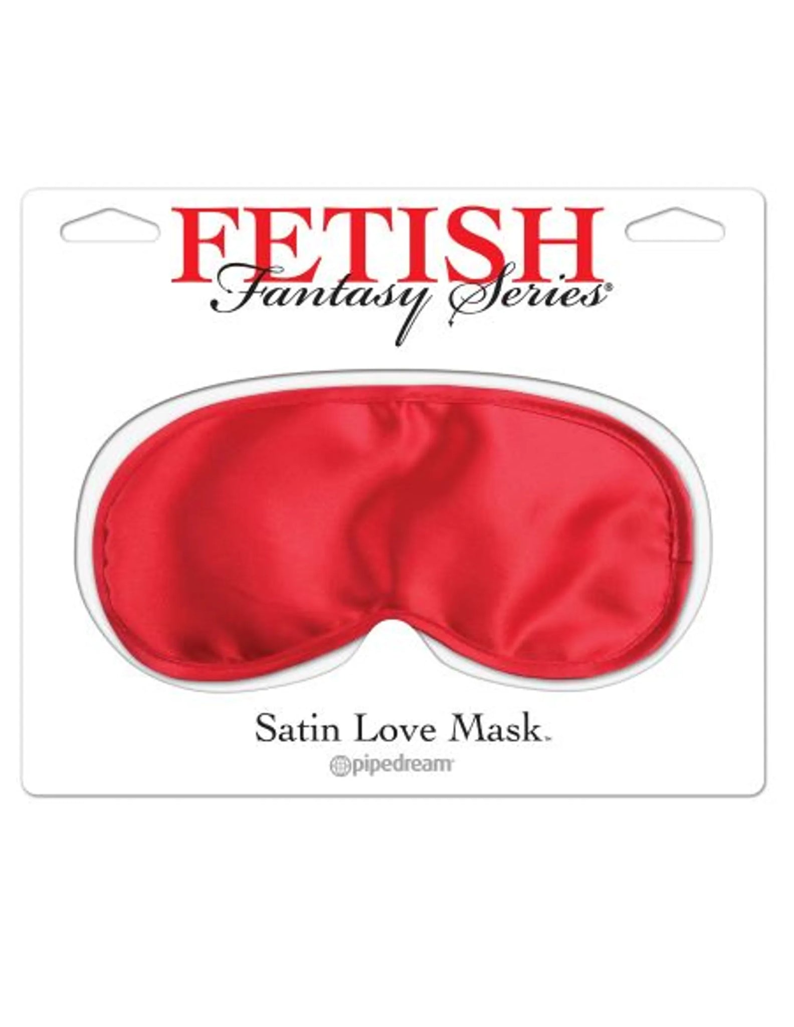 FETISH FANTASY LOVE MASK-RED SATIN