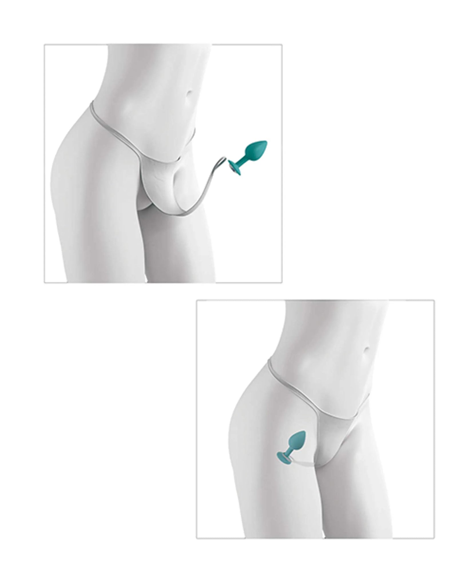 (D) HOOKUP PANTIES SECRET GEM XL-XXL