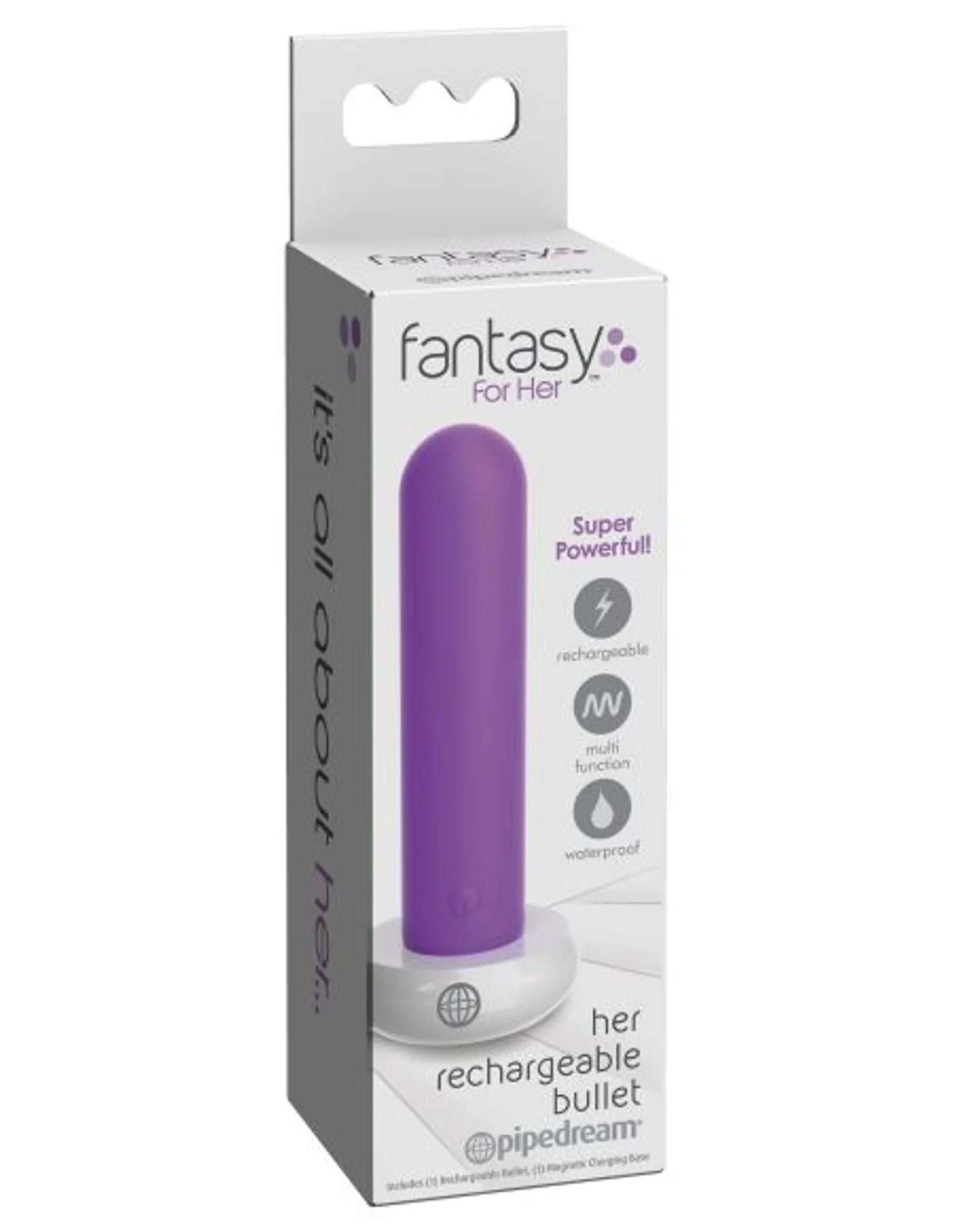 Rechargeable Bullet Vibrator - Compact Power for Intense Pleasure