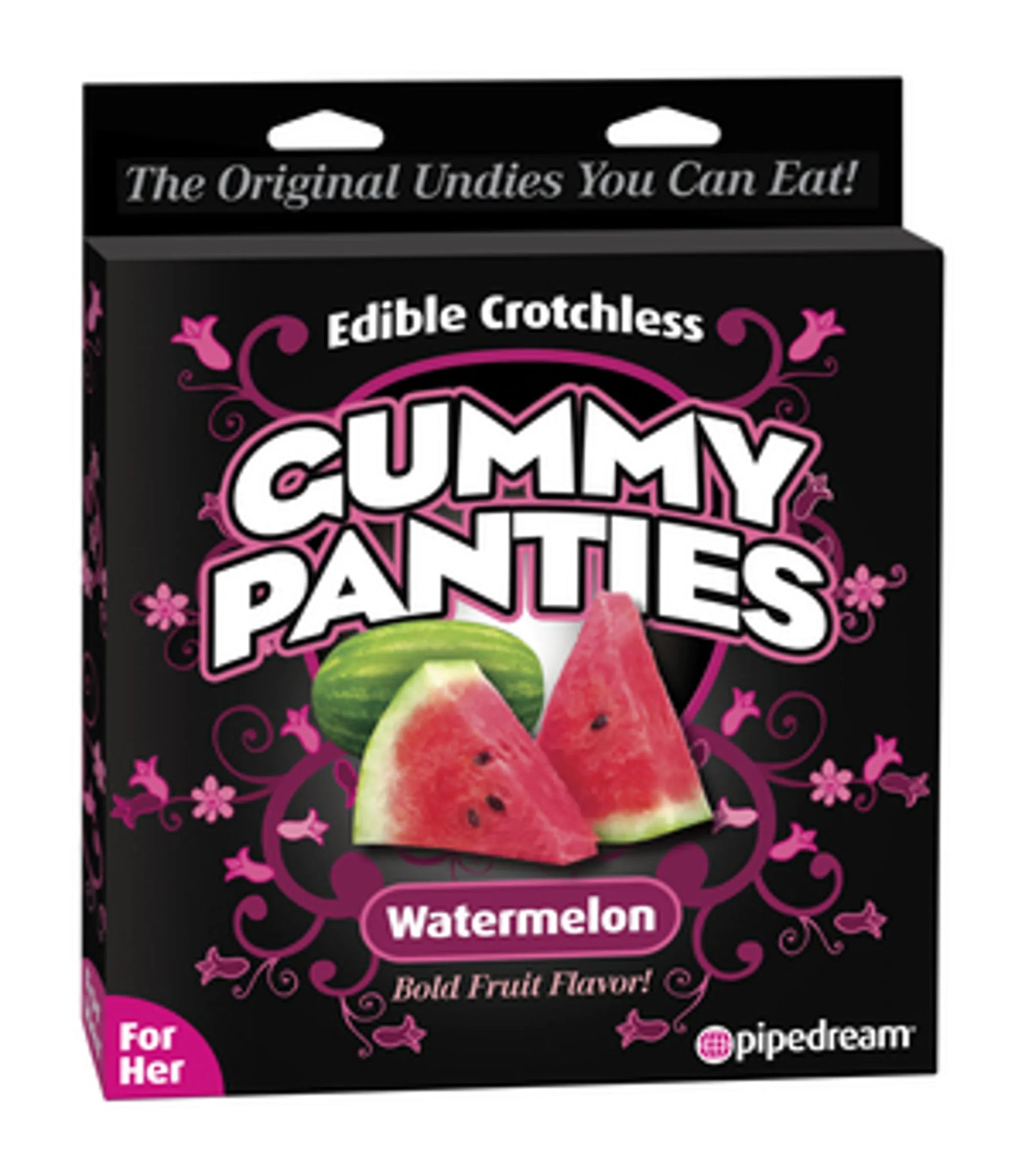 EDIBLE CROTCHLESS GUMMY PANTIES WATERMELON