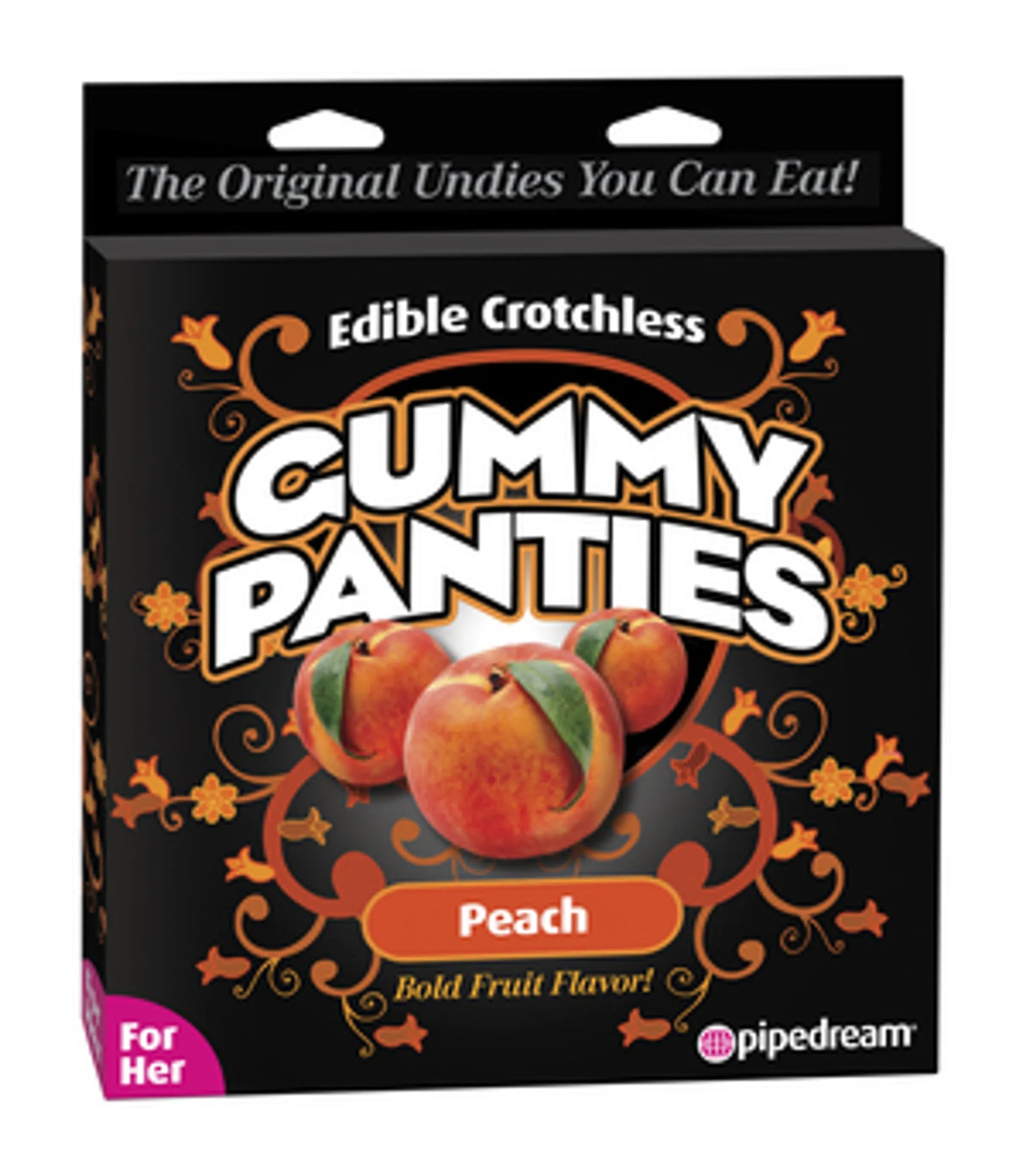 EDIBLE CROTCHLESS GUMMY PANTIES PEACH
