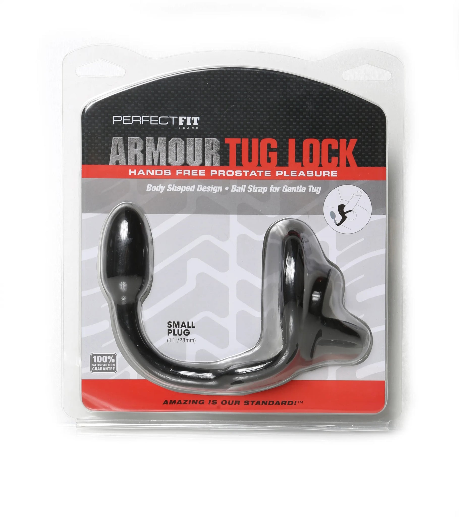 PERFECT FIT ARMOUR TUG LOCK SMALL BLACK