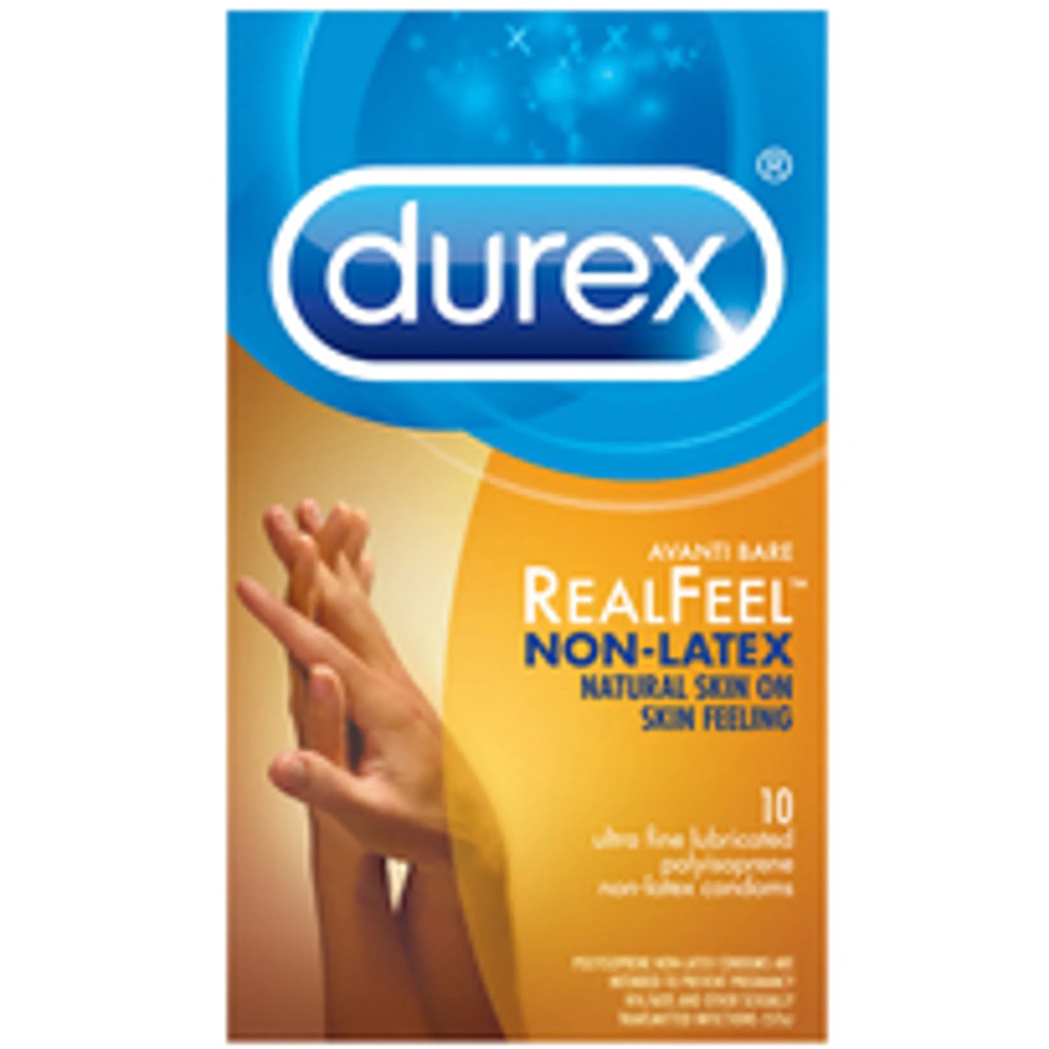 DUREX AVANTI REEL FEEL NON LATEX 10 PACK