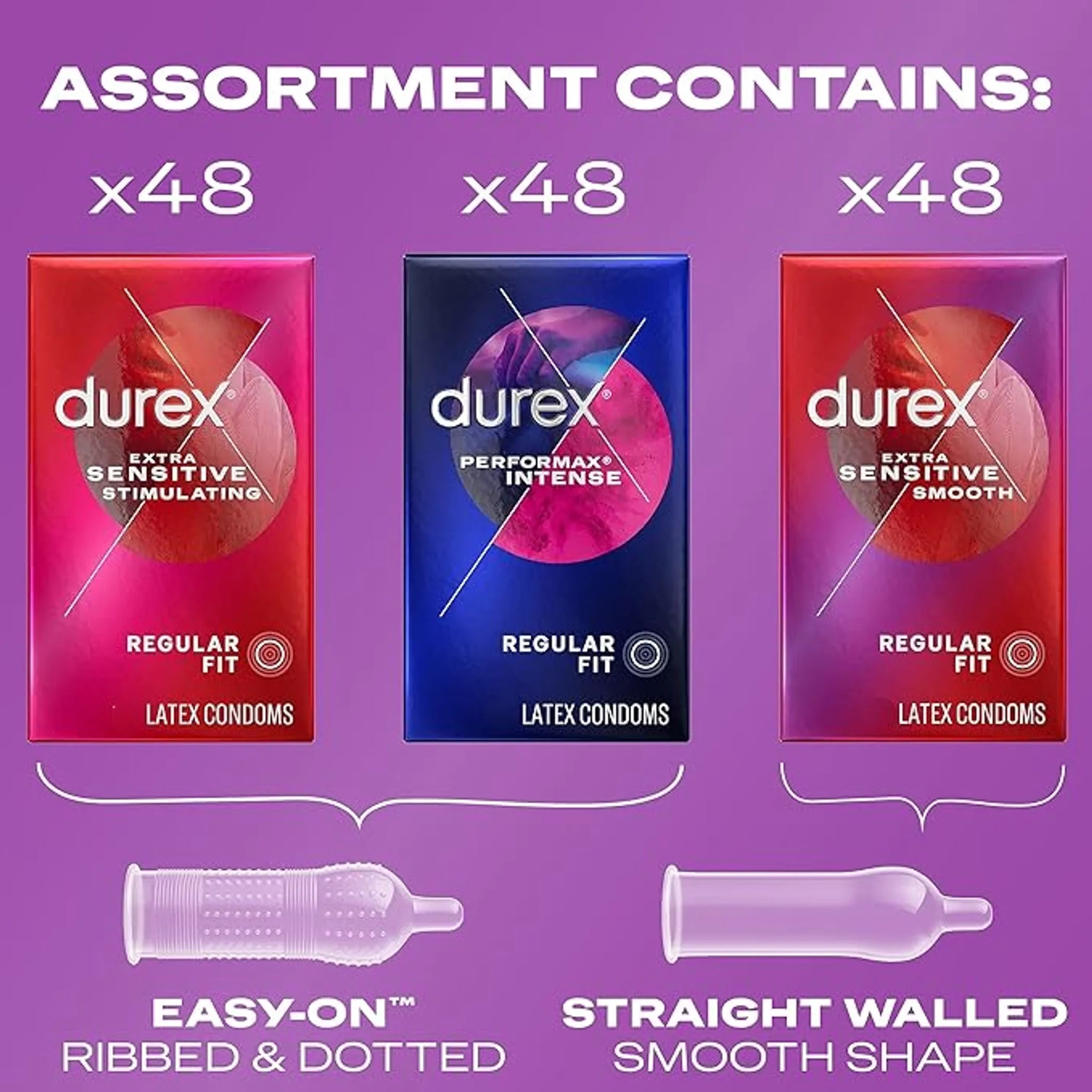DUREX VARIETY PACK 144 CT
