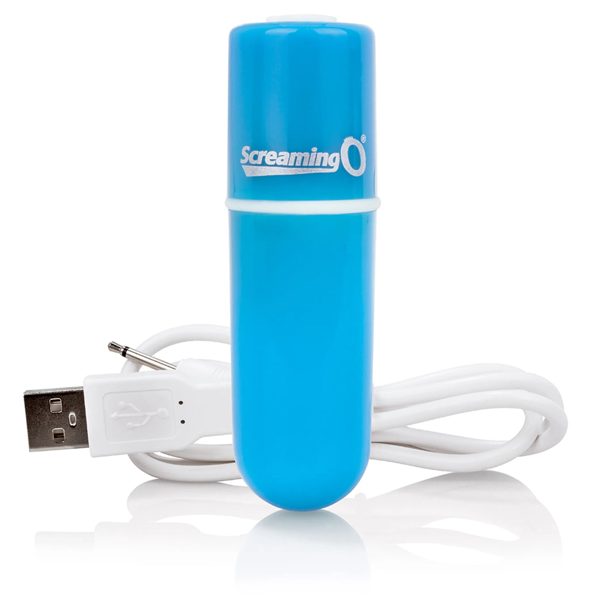 SCREAMING O CHARGED VOOOM RECHARGEABLE BULLET VIBE BLUE