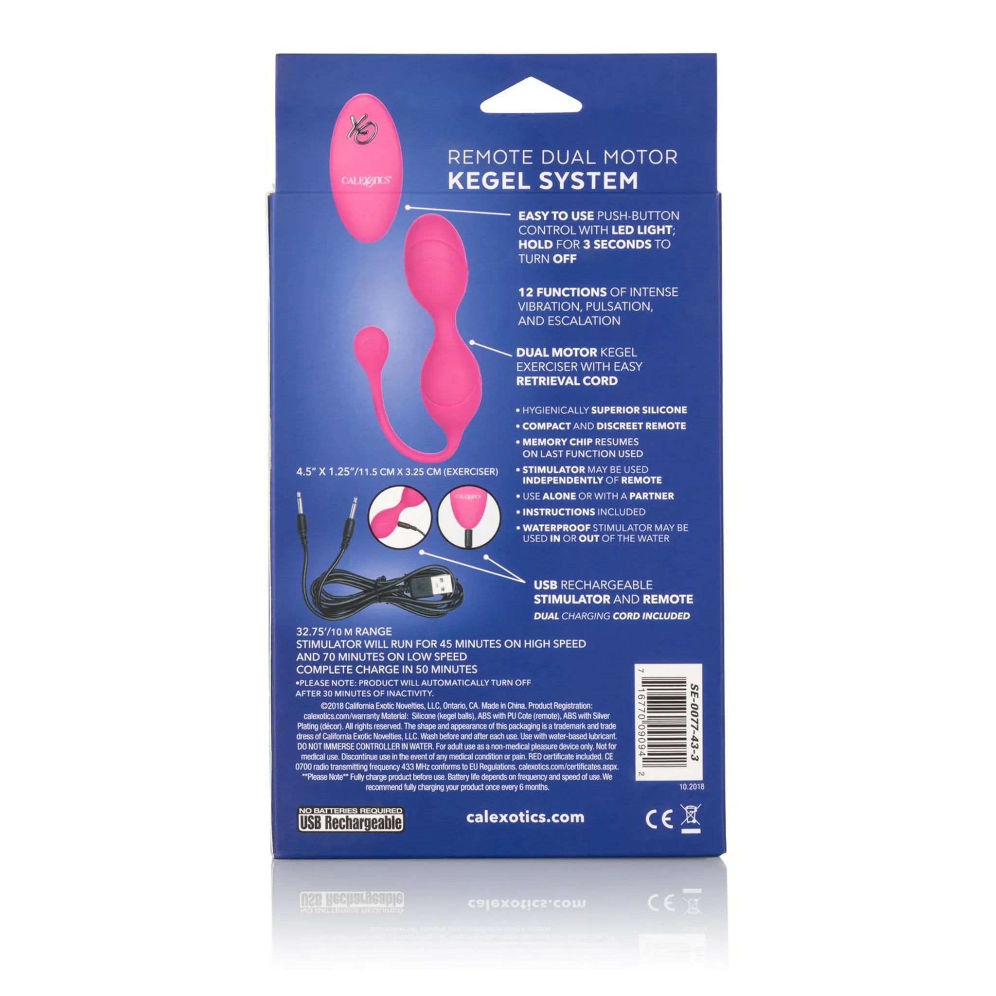 REMOTE DUAL MOTOR KEGEL SYSTEM