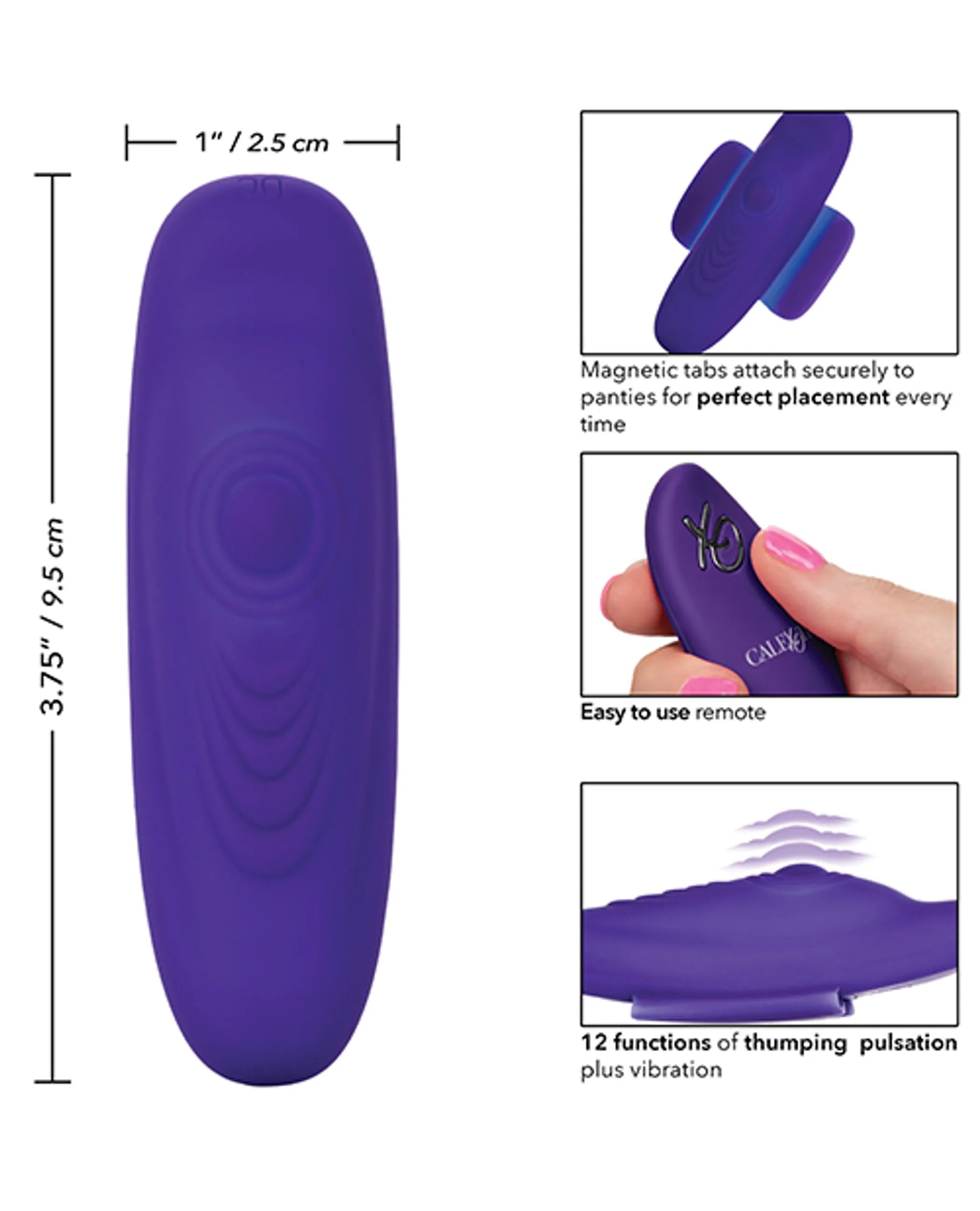 Lock-N-Play Remote Pulsating Panty Teaser