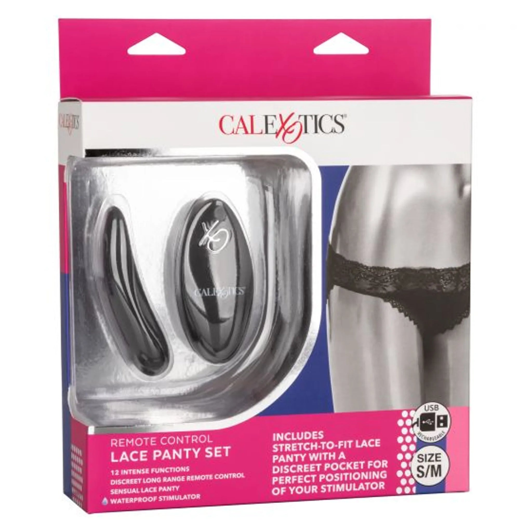 REMOTE CONTROL LACE PANTY SET