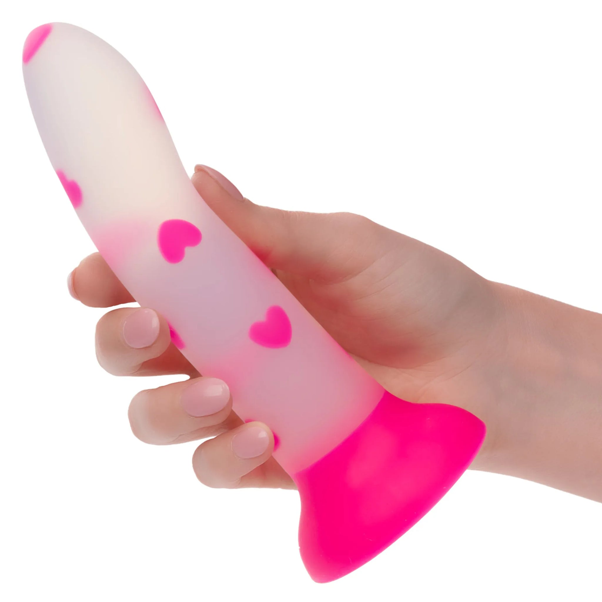 Glow Stick Heart Dildo - 6 Inches