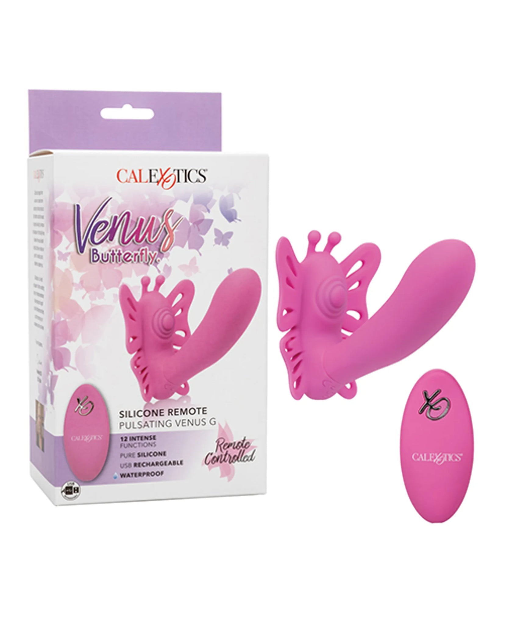Venus Butterfly Silicone Remote Pulsating G-Spot Vibrator