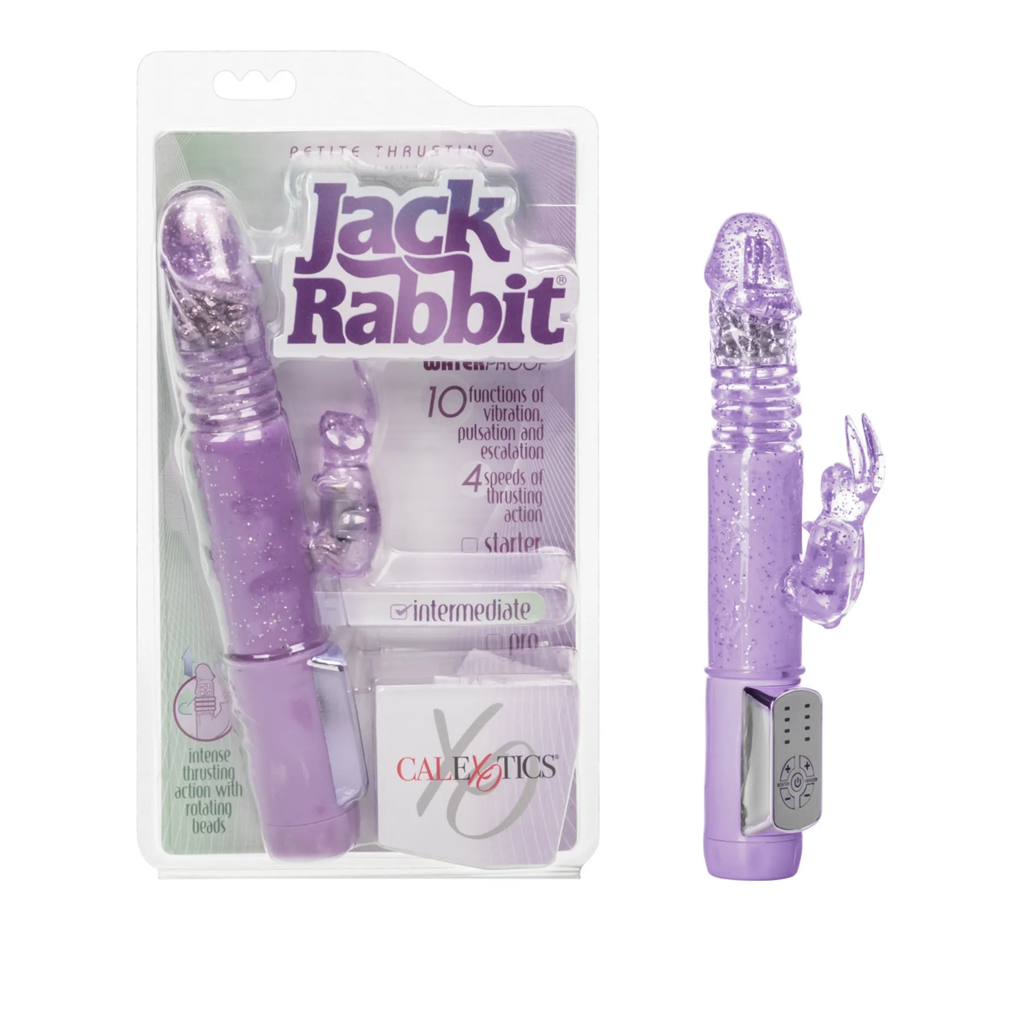 Petite Thrusting Jack Rabbit Vibrator - Compact & Powerful