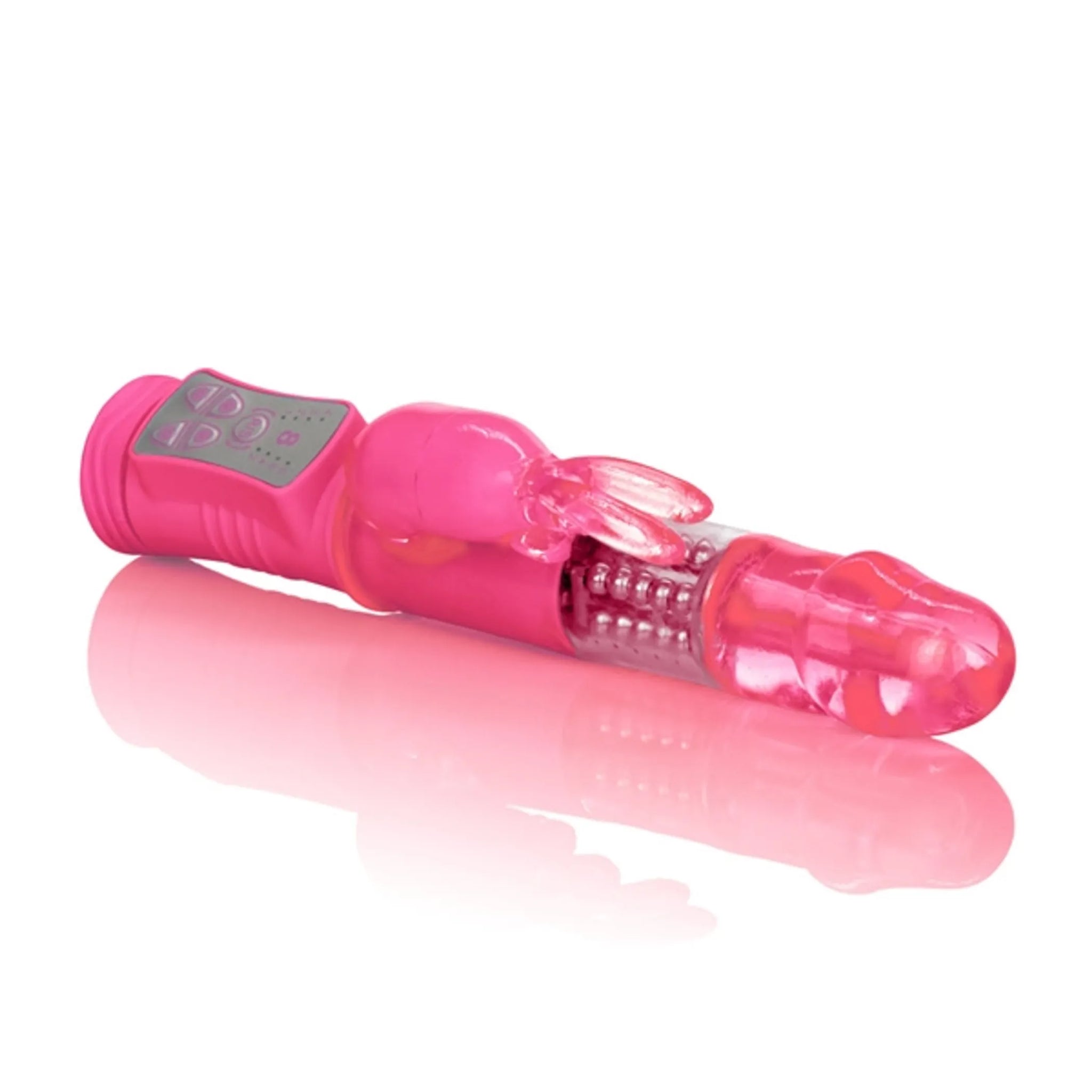 Jack Rabbit Vibrator with Flickering Bunny Ears, 4.5" Shaft
