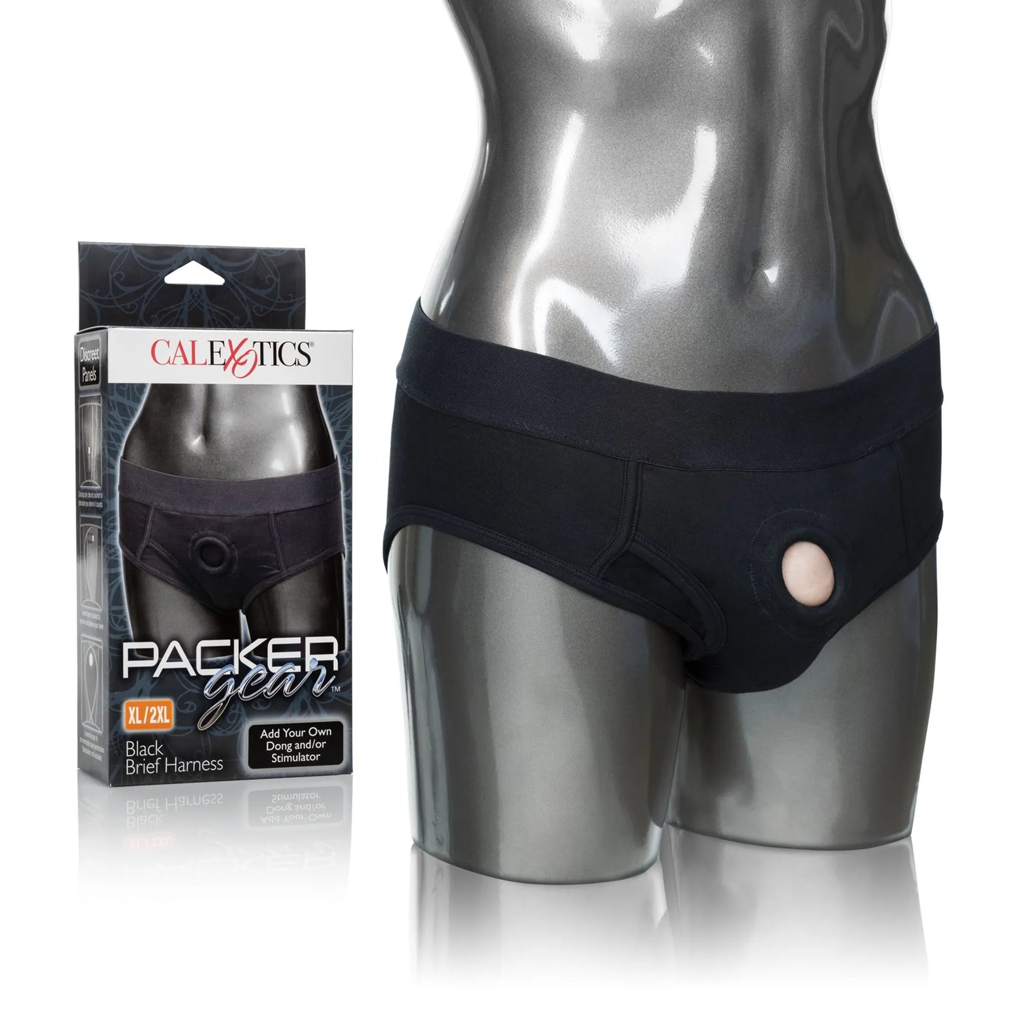 PACKER GEAR BLACK BRIEF HARNESS