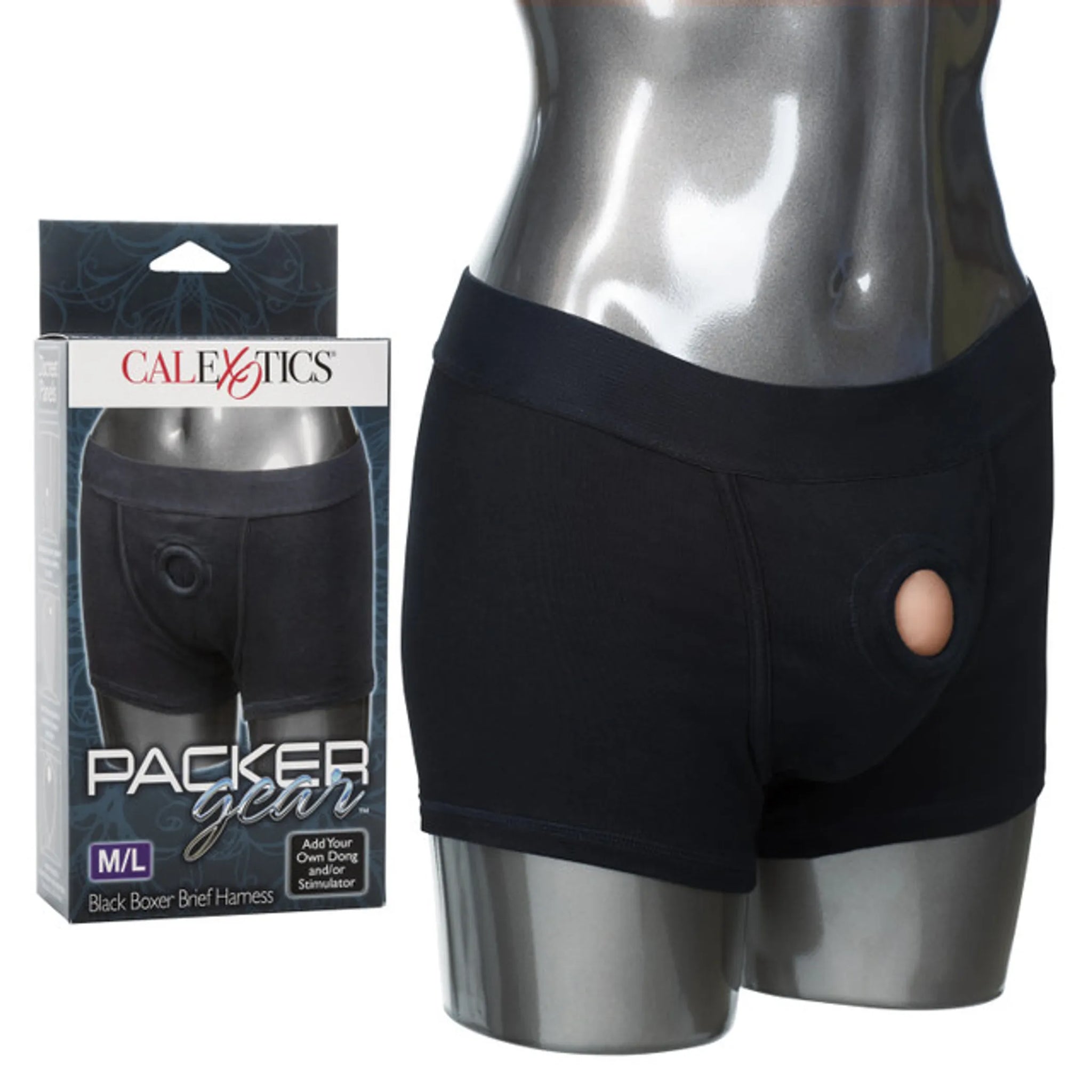 PACKER GEAR BLACK BOXER HARNESS