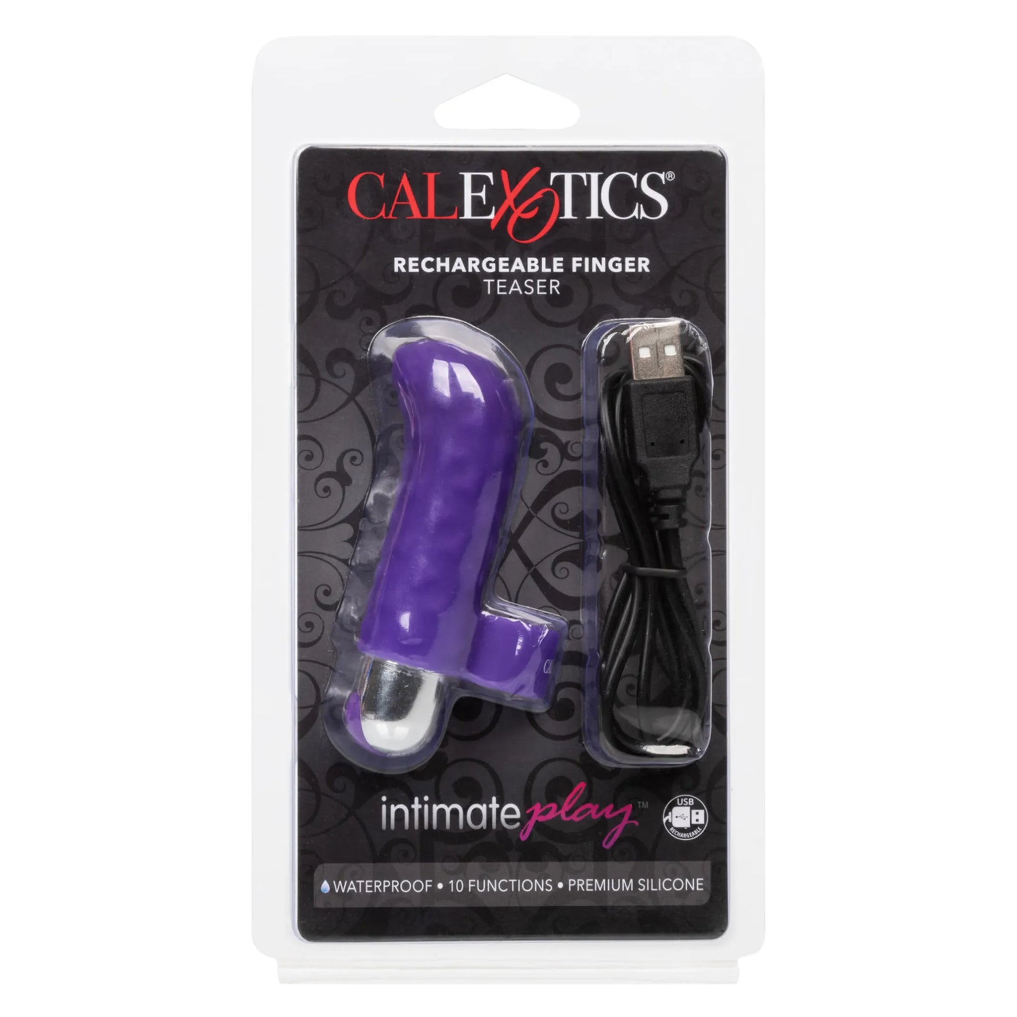 Rechargeable Finger Teaser with 10 Vibration Modes