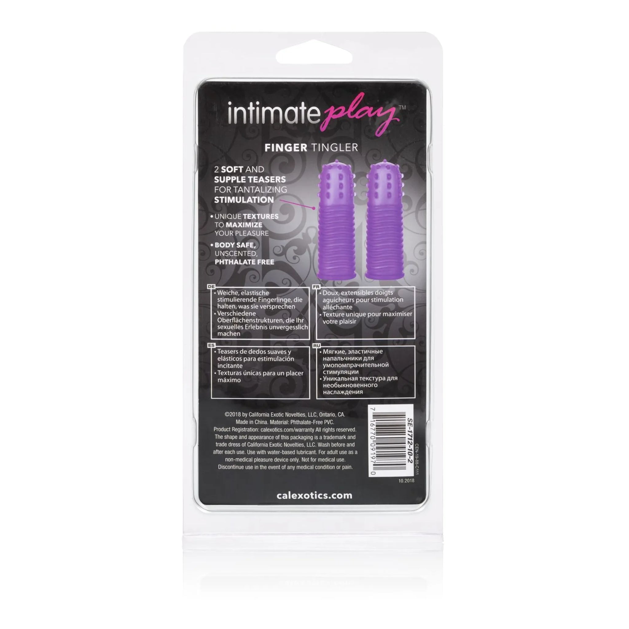INTIMATE PLAY FINGER TINGLER PURPLE