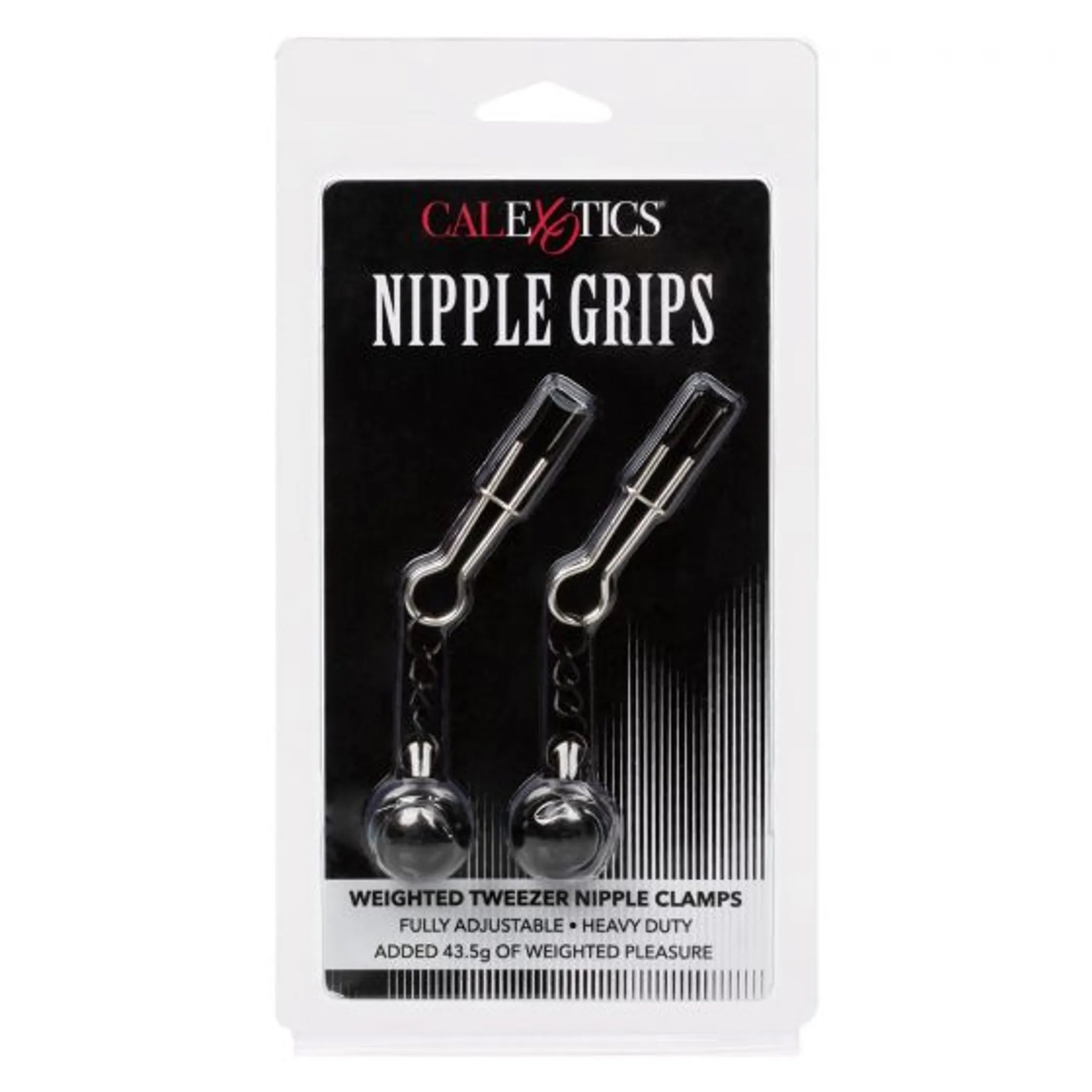 NIPPLE GRIPS WEIGHTED TWEEZER NIPPLE CLAMPS