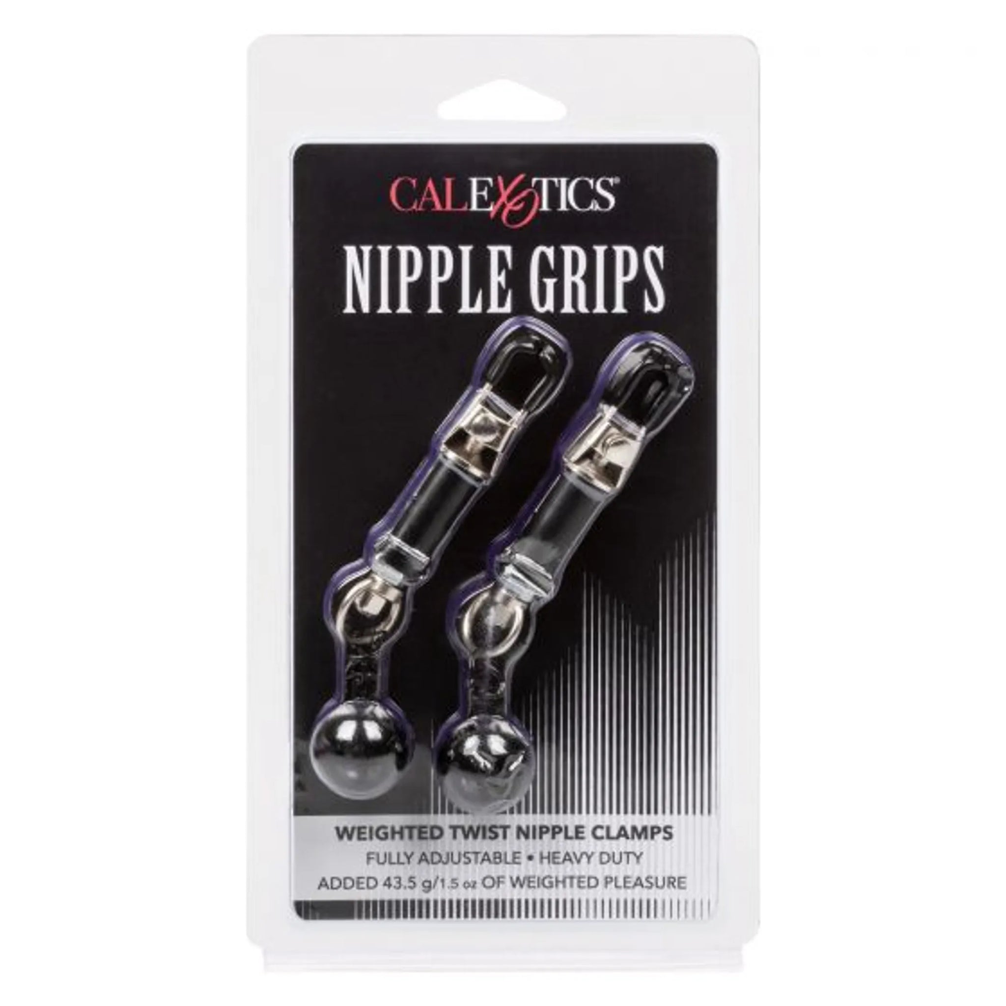 NIPPLE GRIPS WEIGHTED TWIST NIPPLE CLAMPS