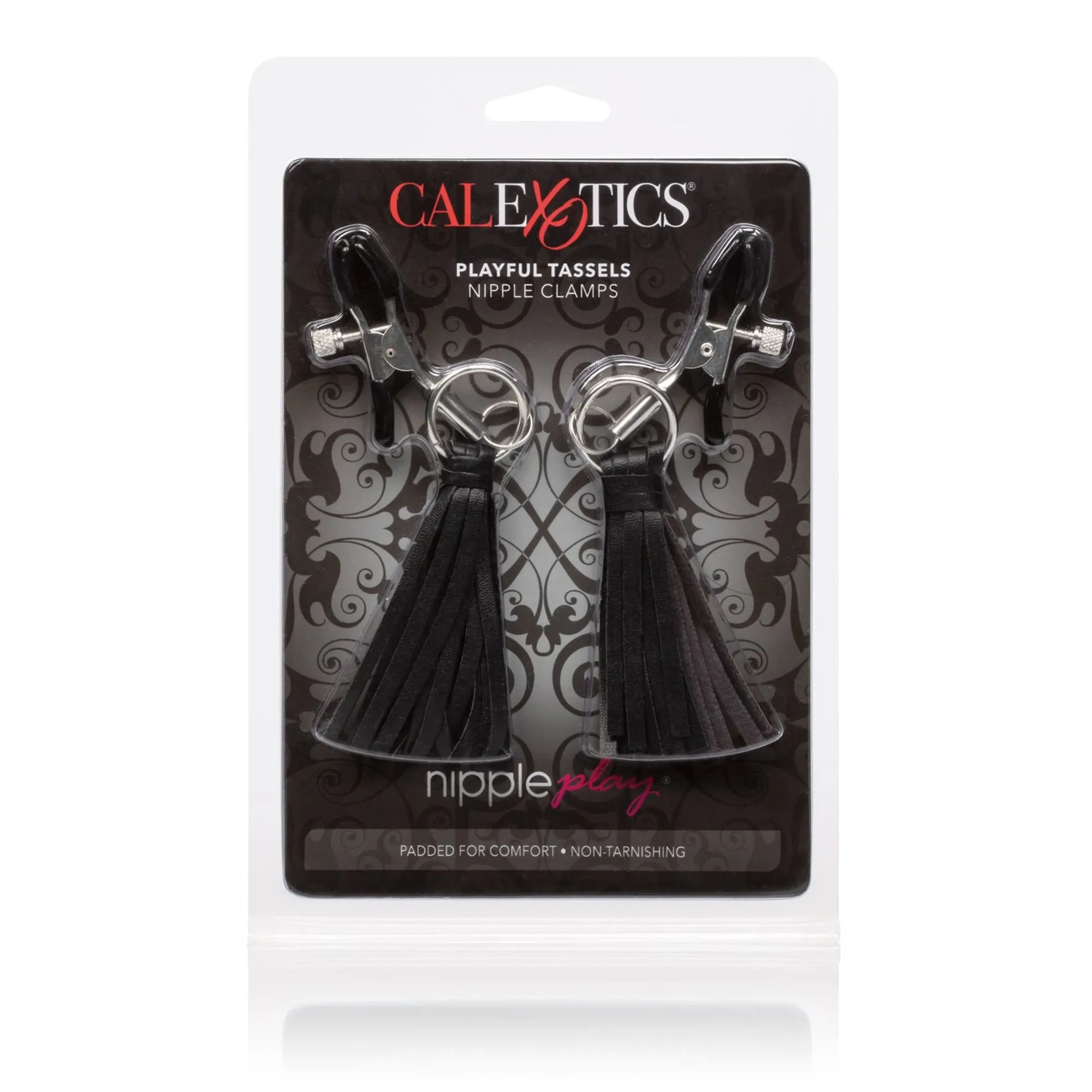 NIPPLE PLAY PLAYFUL TASSELS NIPPLE CLAMPS BLACK