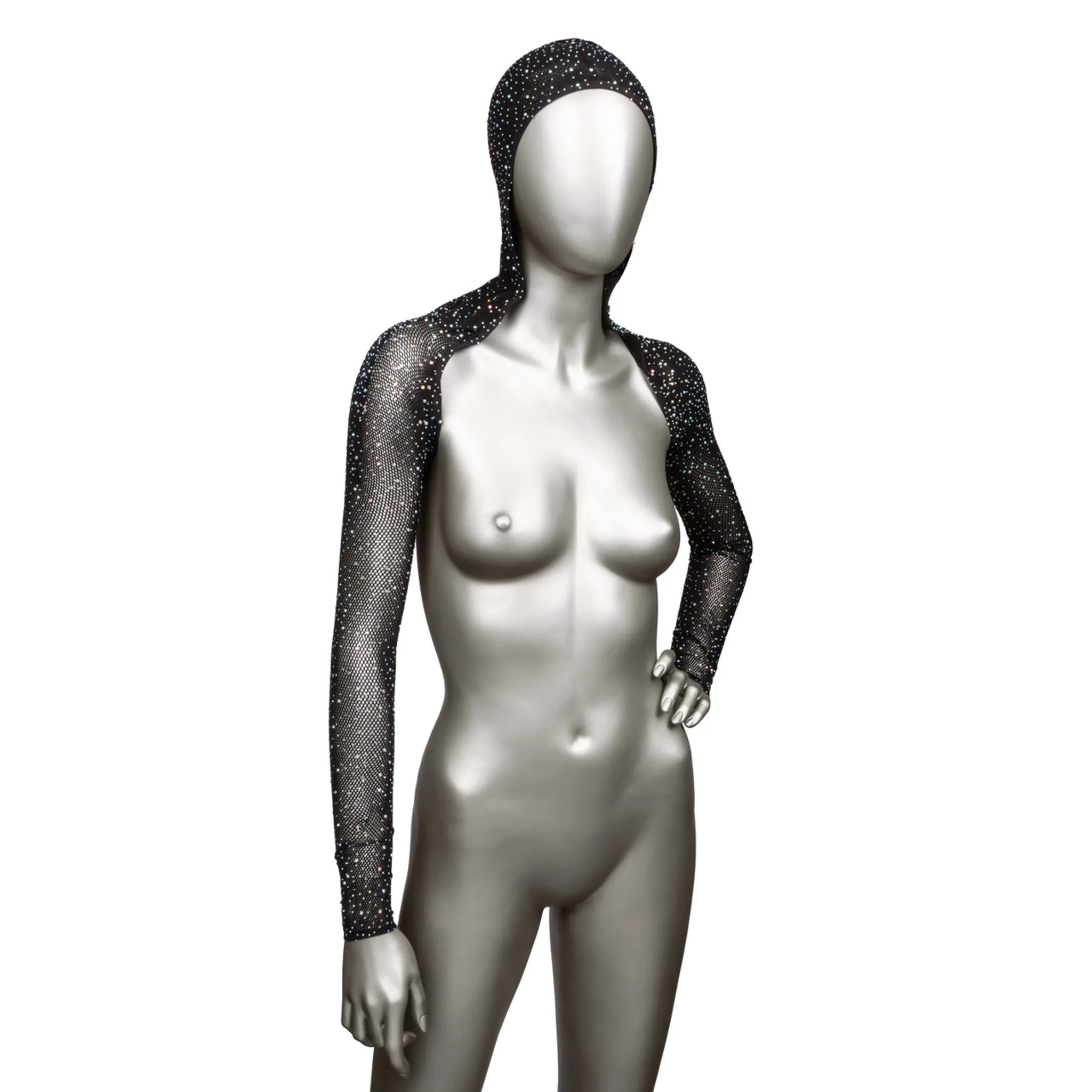 RADIANCE PLUS SIZE HOODED SHOULDER SHRUG