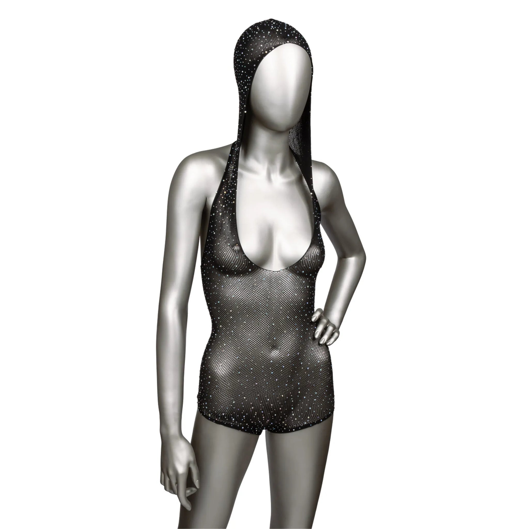 RADIANCE HOODED DEEP V BODY SUIT