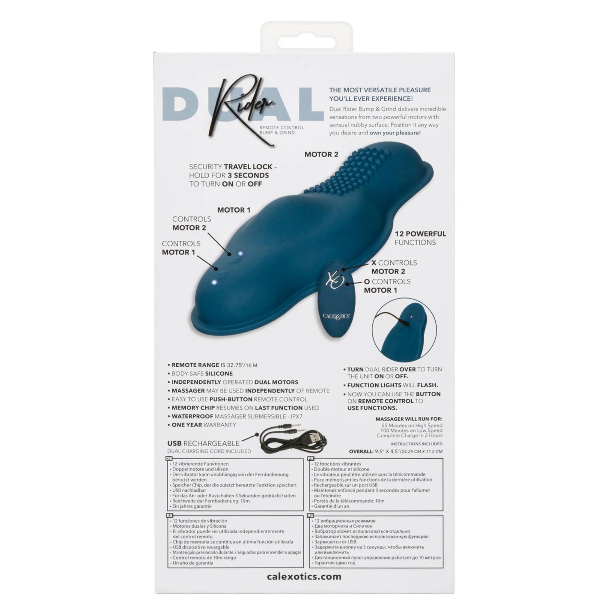 Dual Rider Remote Control Massager