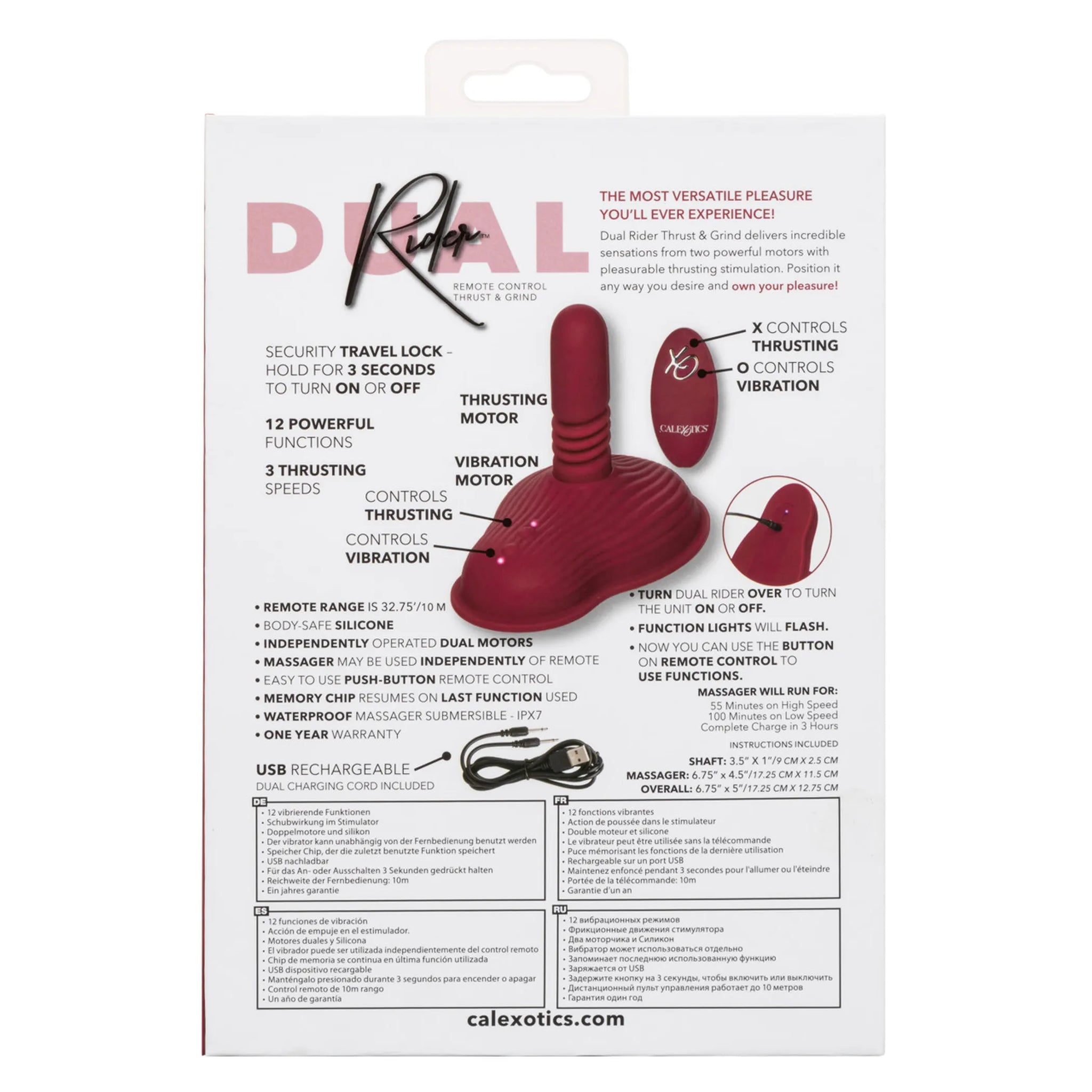 DUAL RIDER REMOTE CONTROL THRUST & GRIND