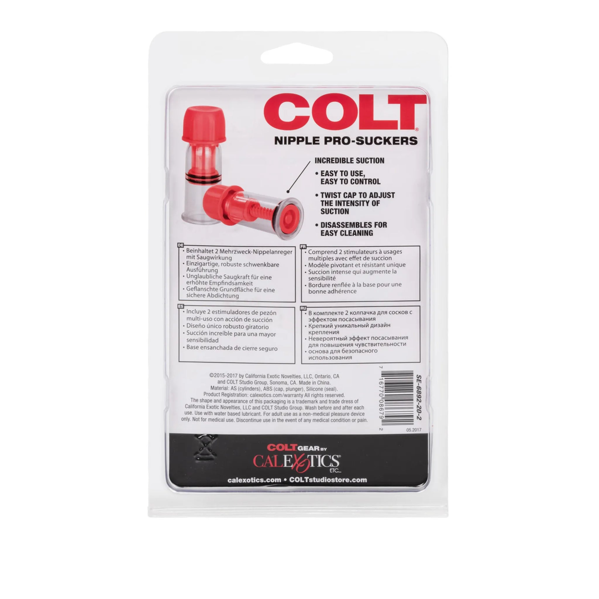 COLT NIPPLE PRO SUCKERS RED